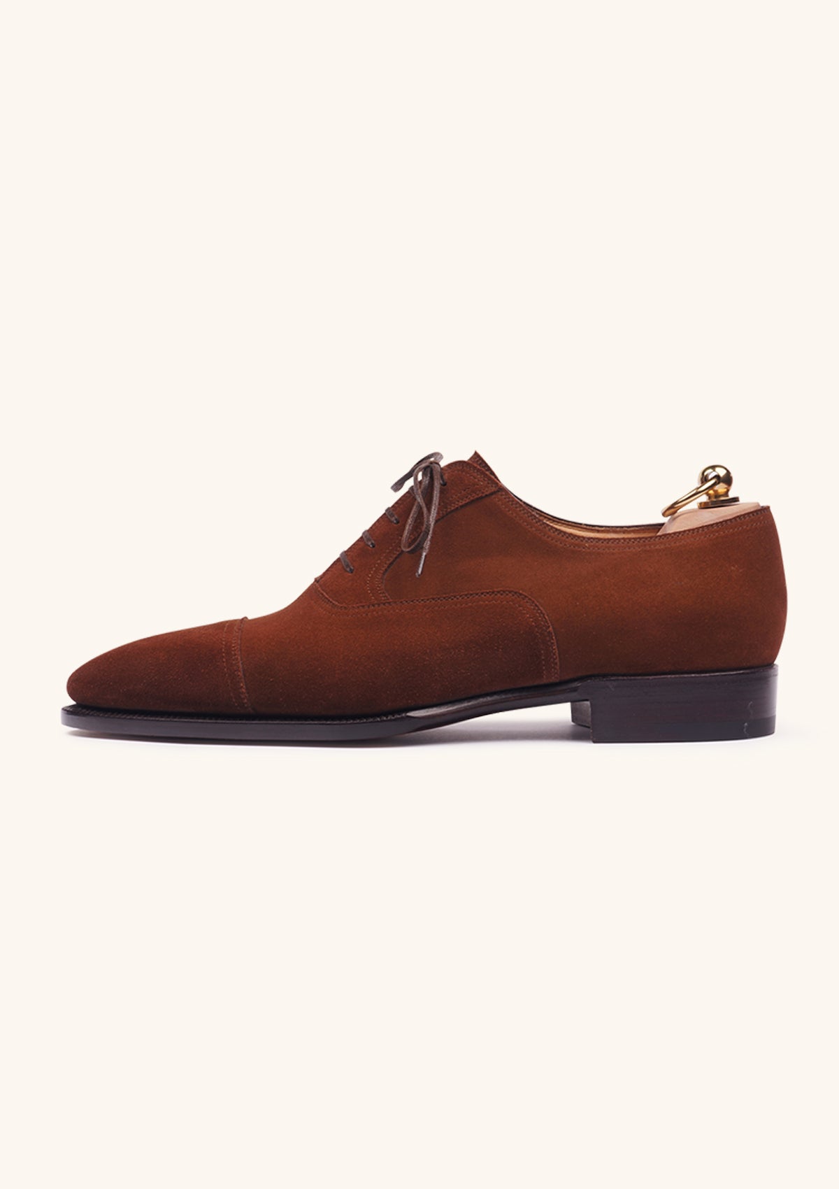Stefano Bemer Oxfords C6471V1 scarpe camoscio marrone