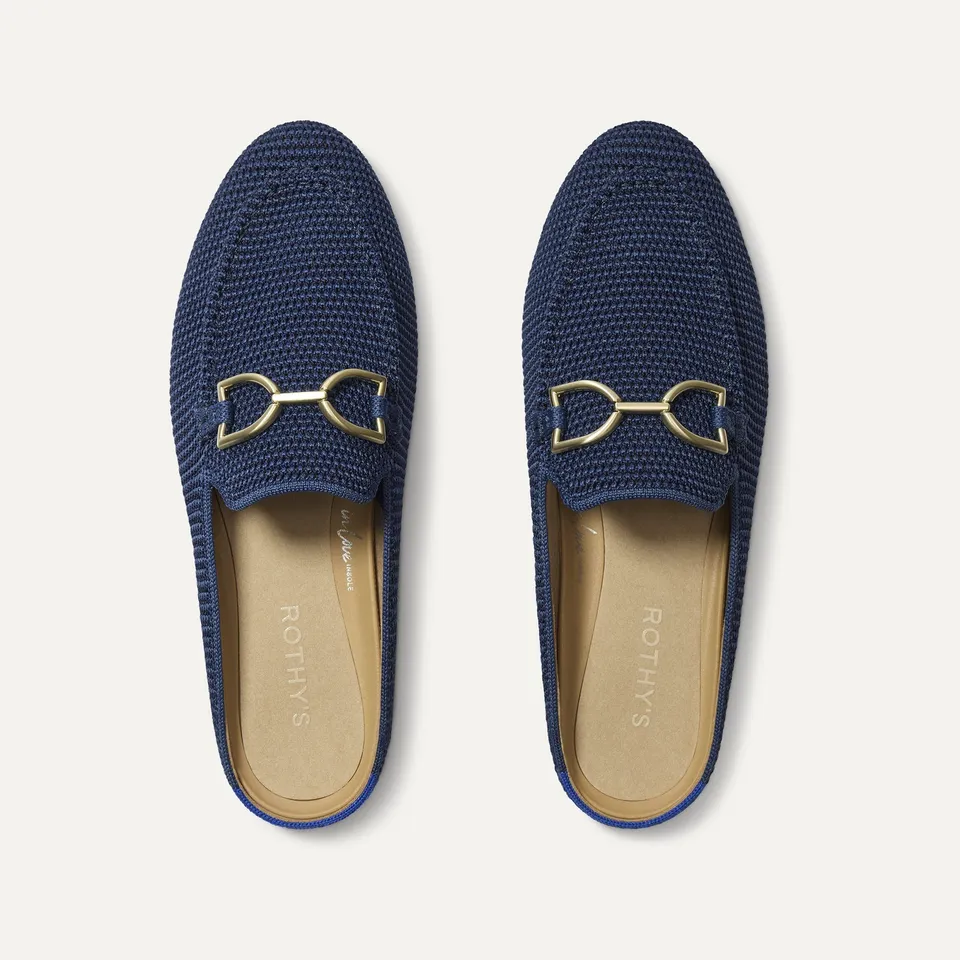 Rothy's Double Bit Loafer Mule sabot Desert Cat comodo