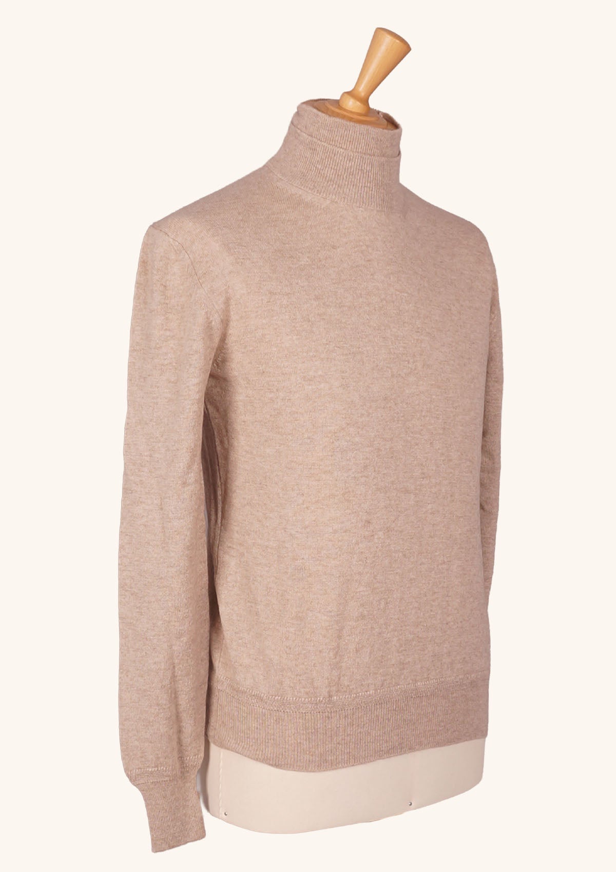 Stefano Bemer Knitwear W26SB202 maglione cashmere beige