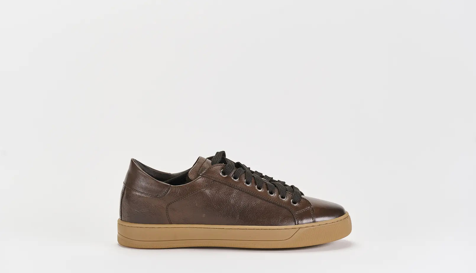 B68 Chill Brown Sneaker Uomo Marrone Pelle Bufalo Fatta a Mano