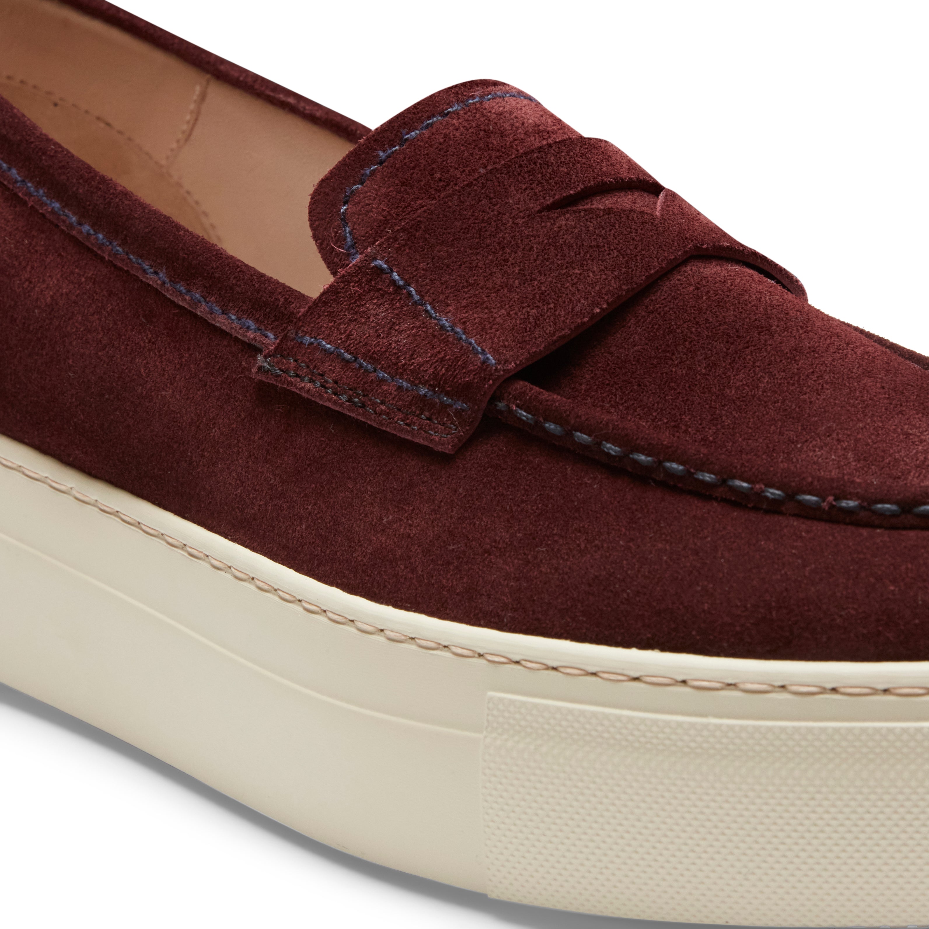 F.lli Rossetti 77268 mocassino donna suede bordeaux gomma