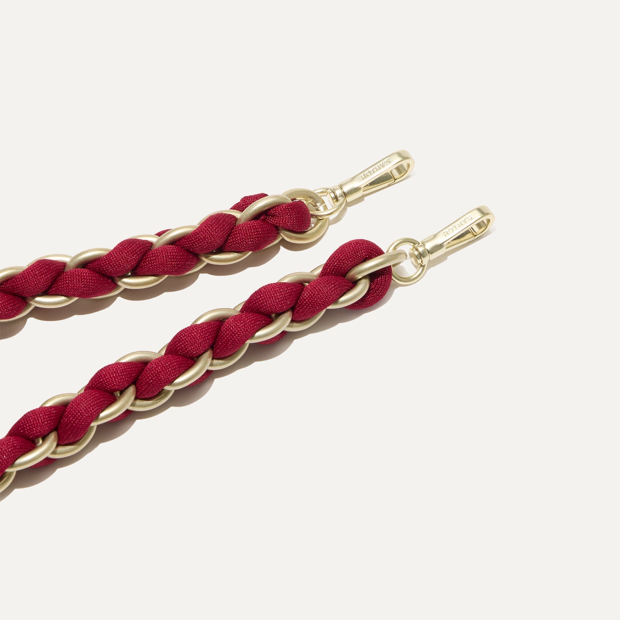 Rothy's The Shoulder Strap tracolla Cranberry Chain bordeaux