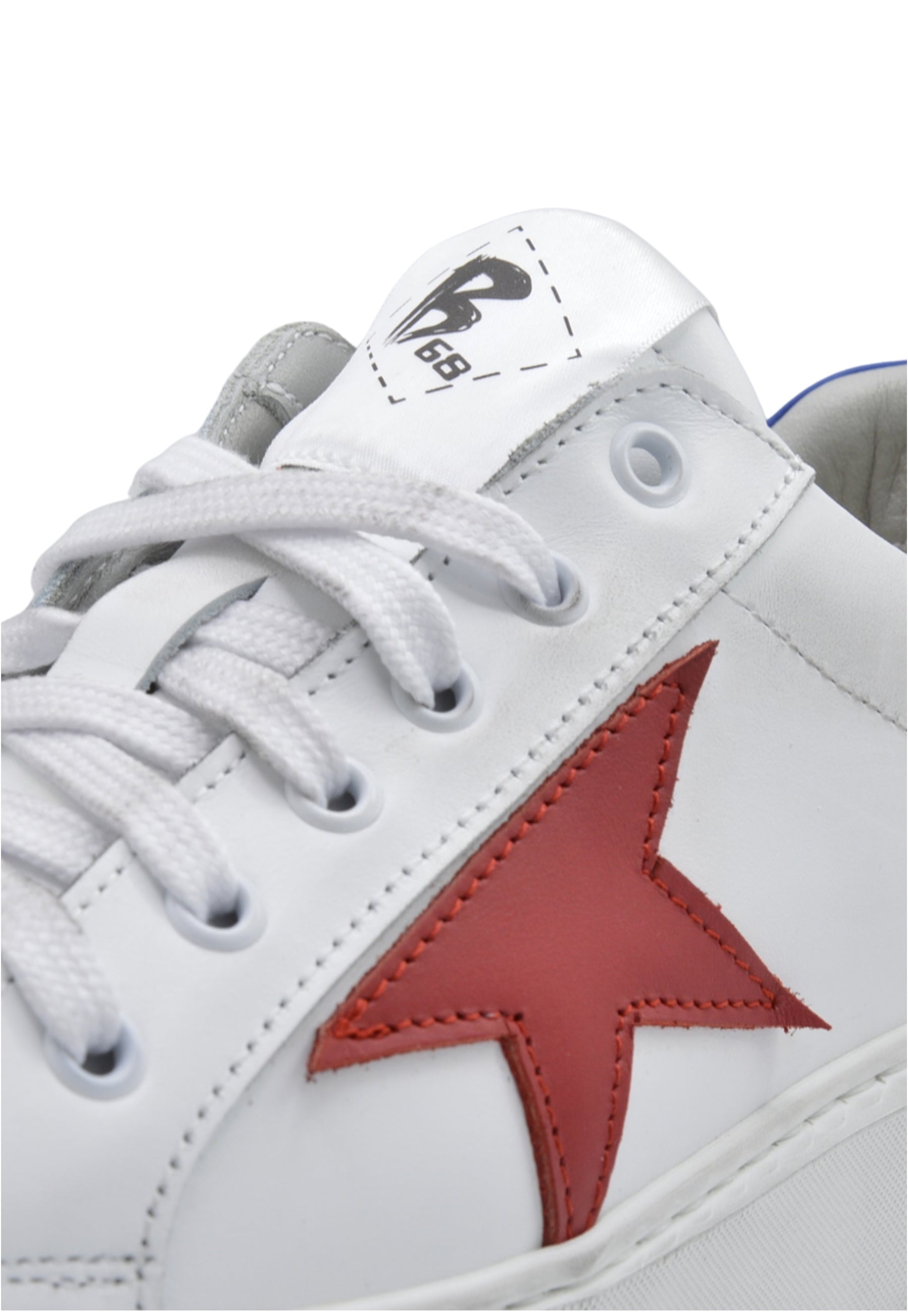B68 New Hollywood Red sneaker uomo pelle rossa