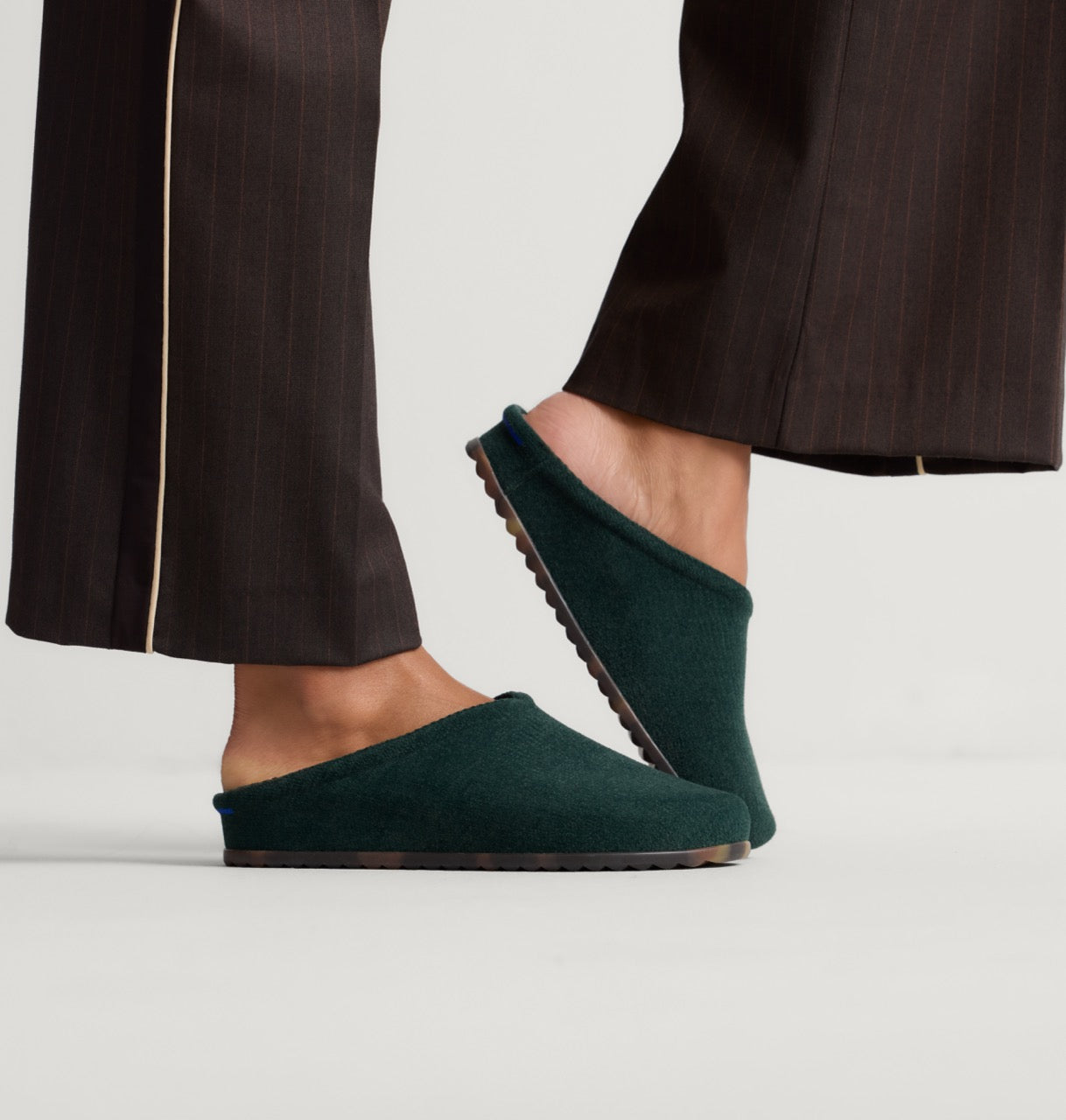 Rothy's The Casual Clog zoccoli donna ReVelvet Pine verde