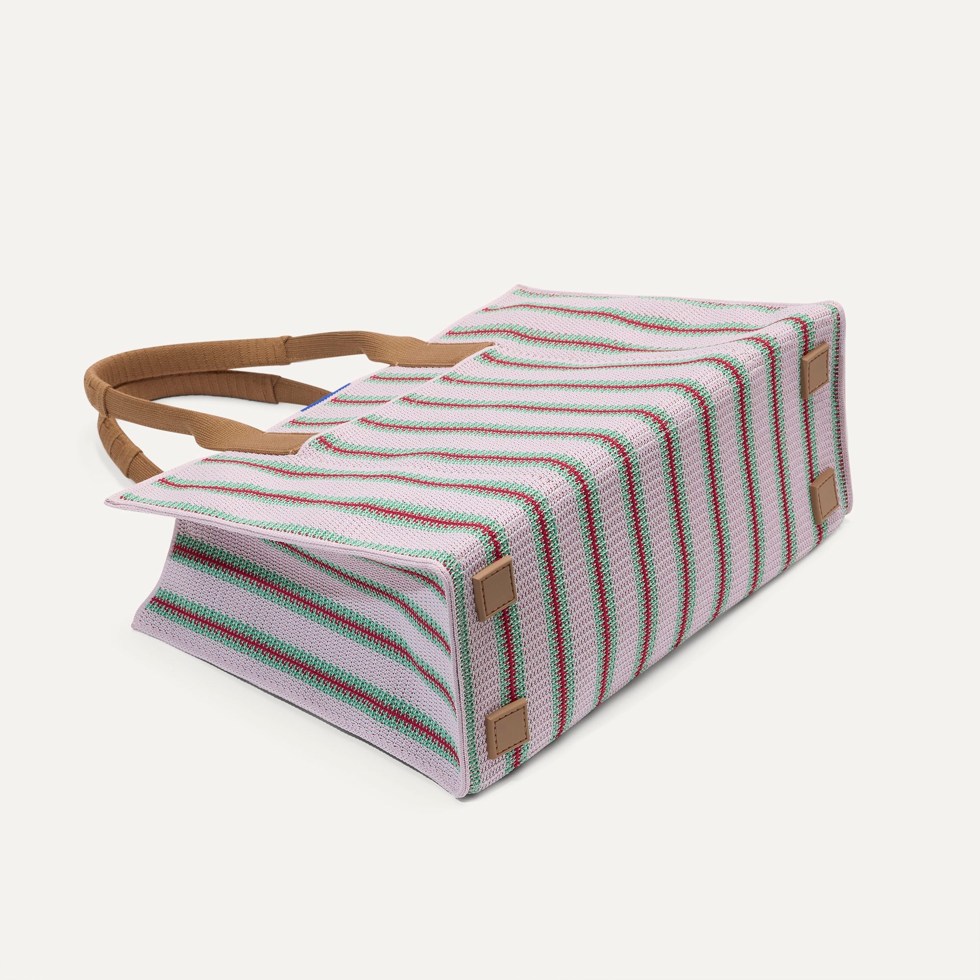 Rothy's Classic Tote tote bag Watermelon Market Stripe rosa