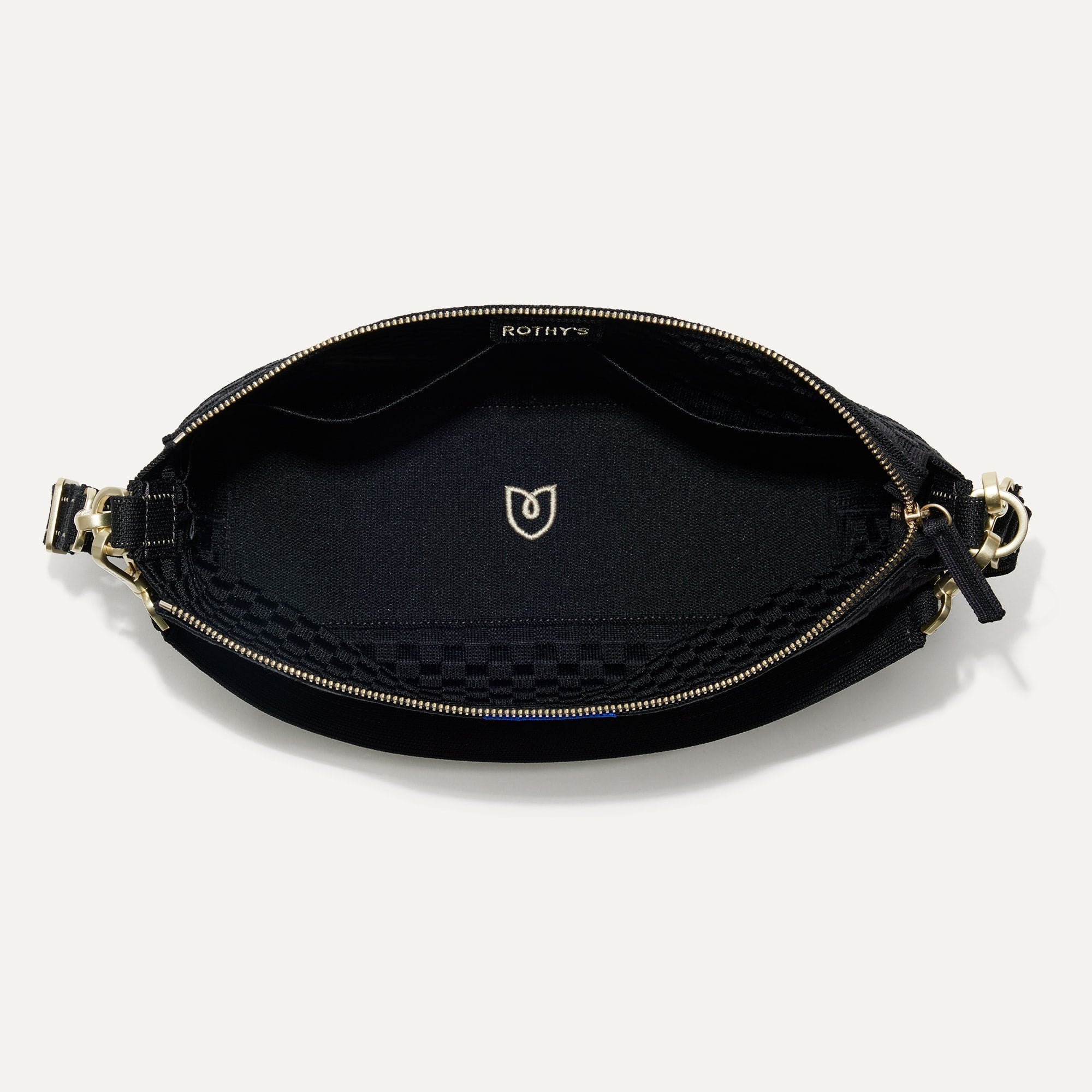 Rothy's The Daily Crossbody borsa a tracolla Black Sand