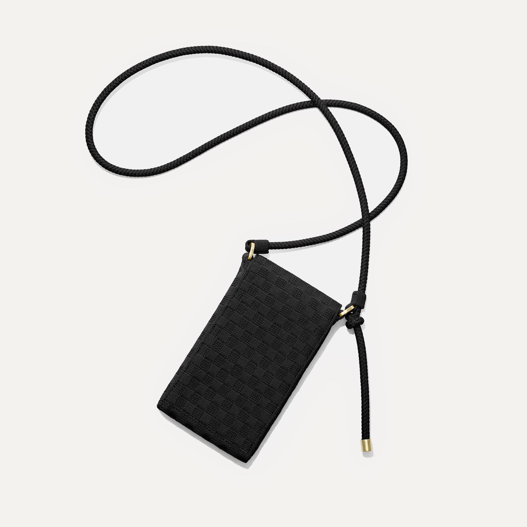 Rothy's The Phone Crossbody borsa a tracolla Black Sand nera