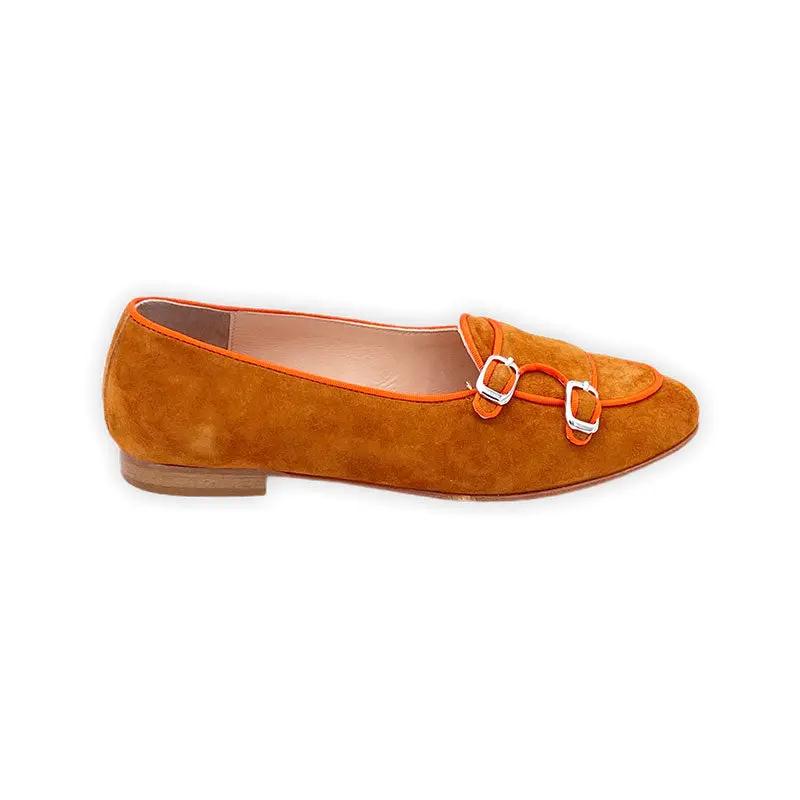 Sandro Barbera 09780 Slip Monk Arancione Camoscio