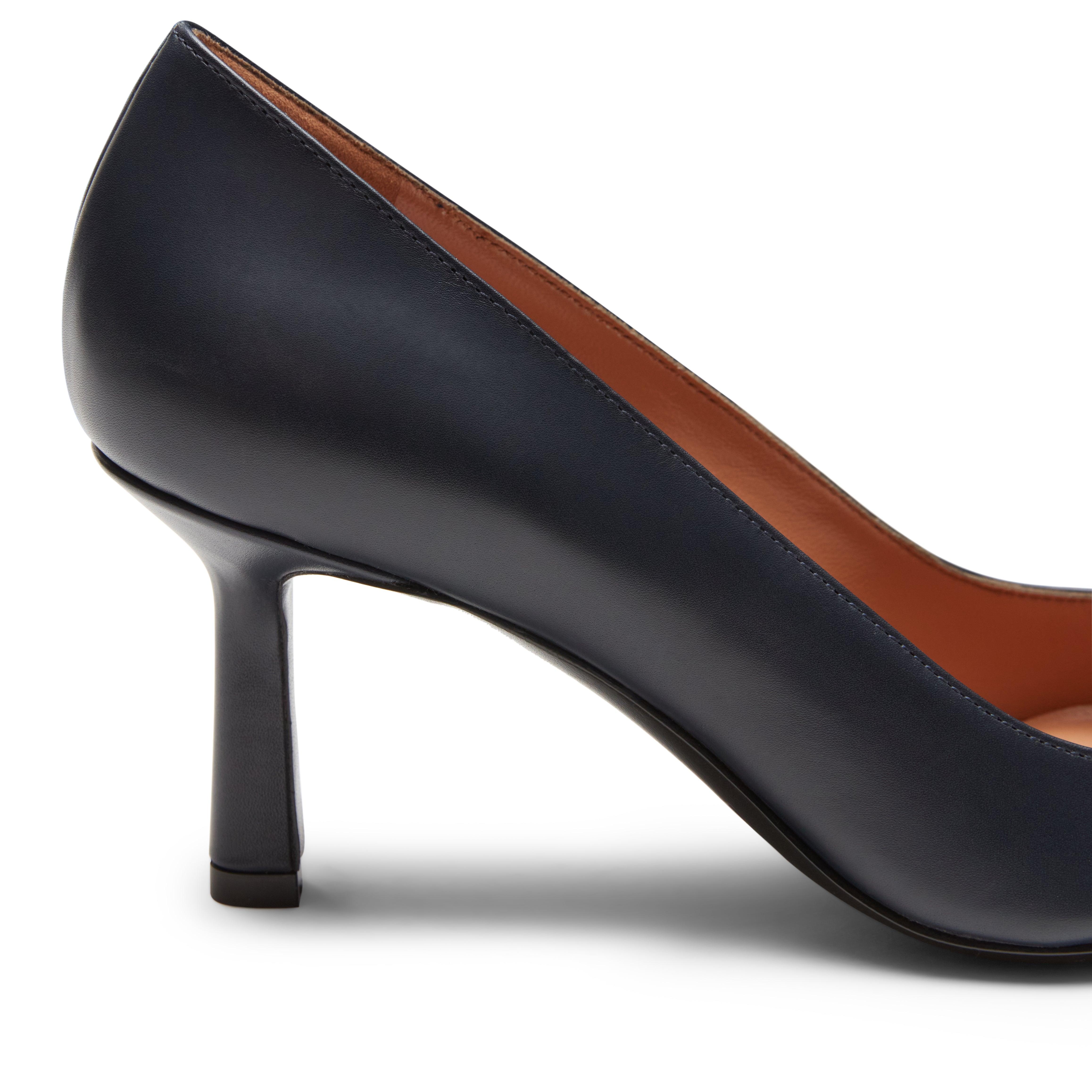 F.lli Rossetti Décolleté 67614 Pelle Nero Punta Sfilata