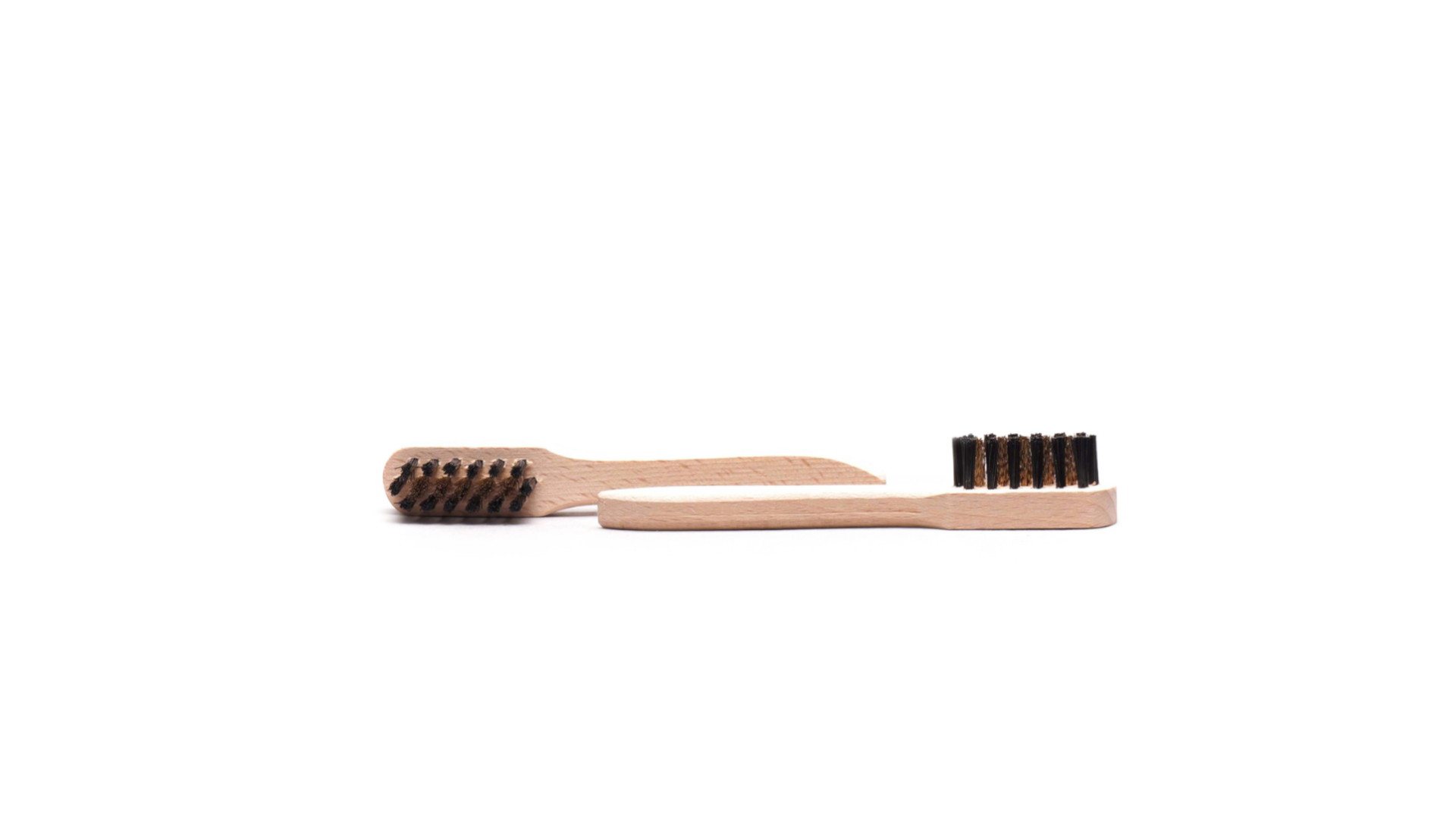 Stefano Bemer Wire Bristle spazzola scarpe camoscio legno