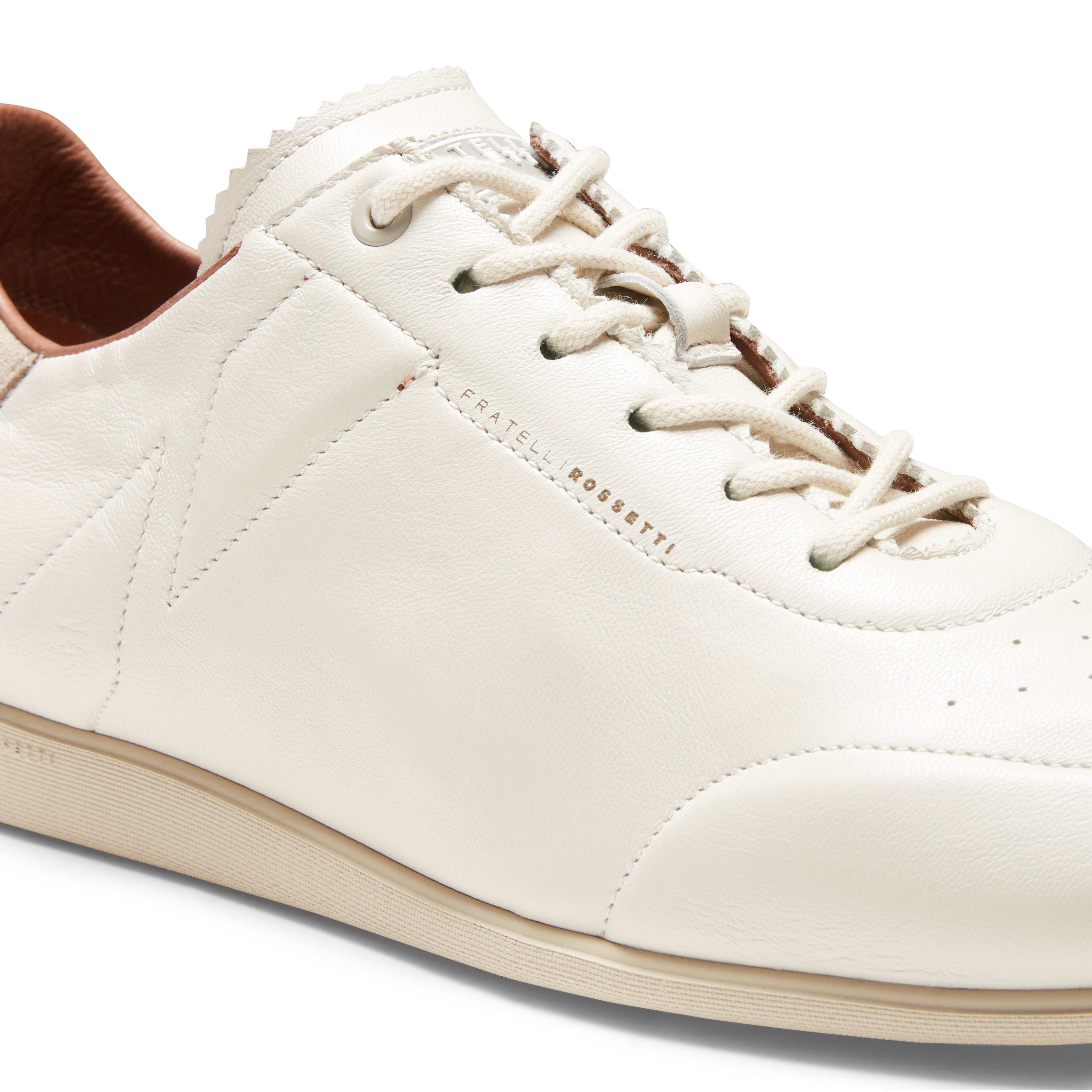 F.lli Rossetti Kyoto 47409 sneaker uomo latte traforata