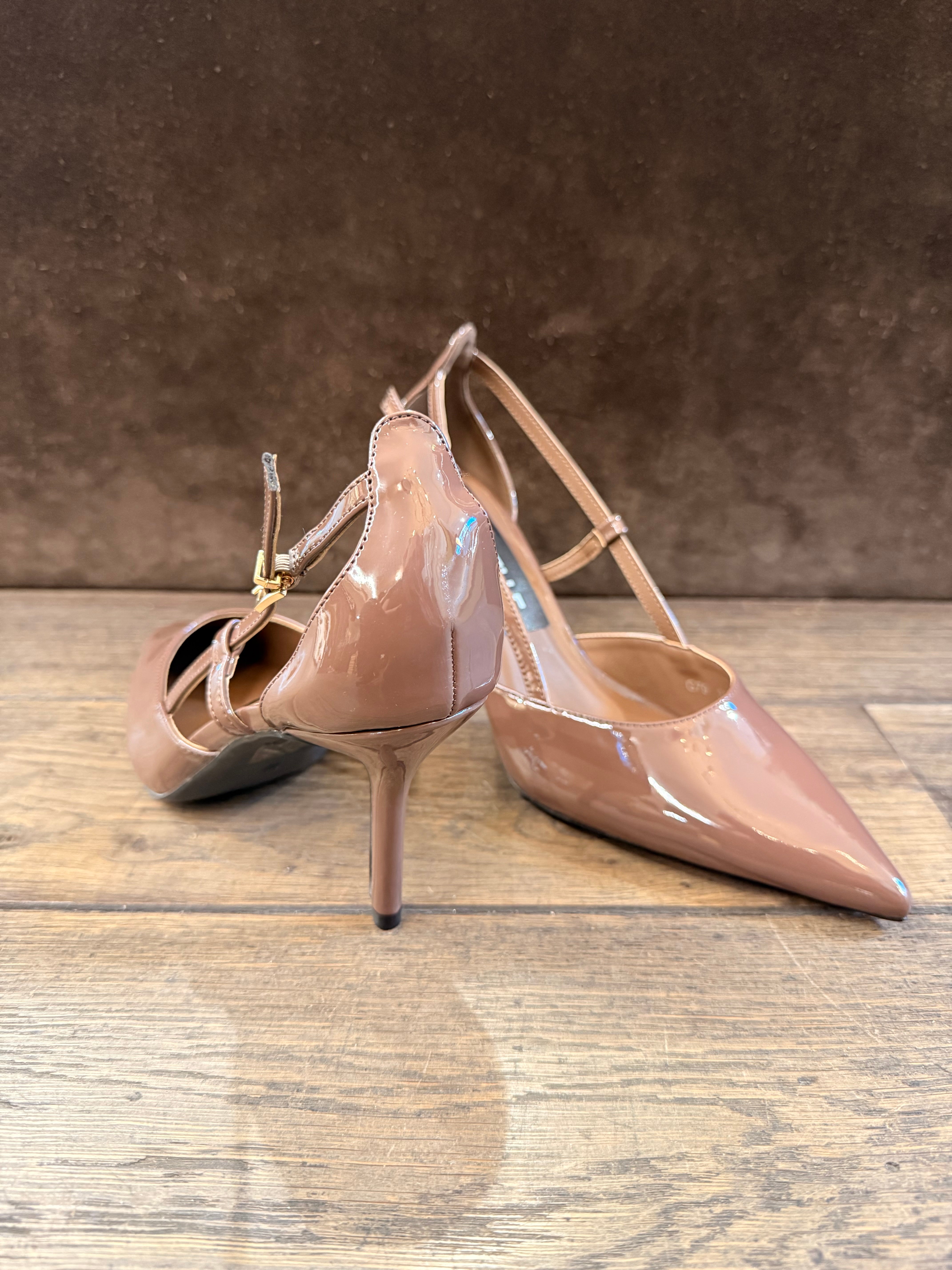 Linea Elle Decolte Marrone Nude Tacco 8 cm