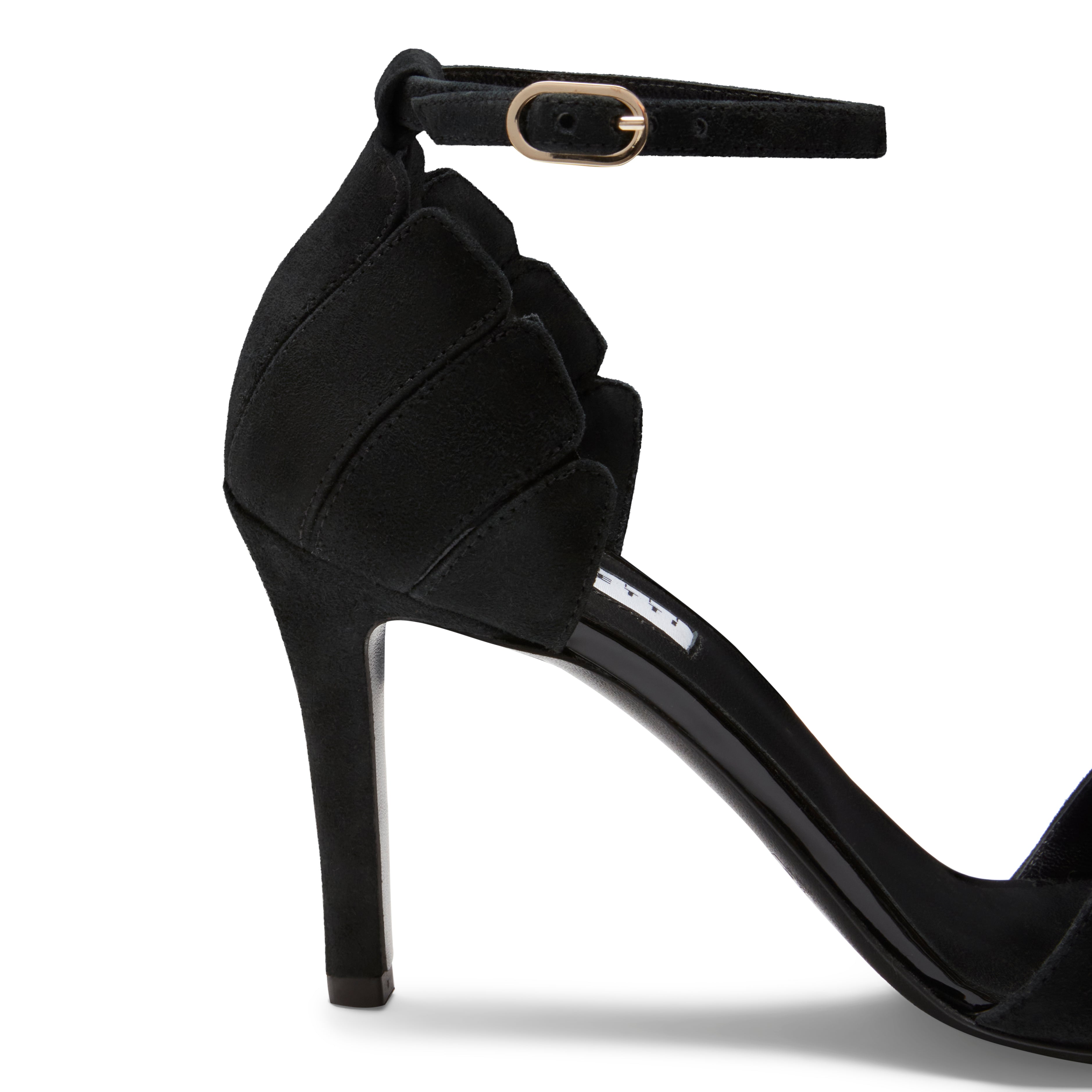 F.lli Rossetti sandalo tacco alto suede nero