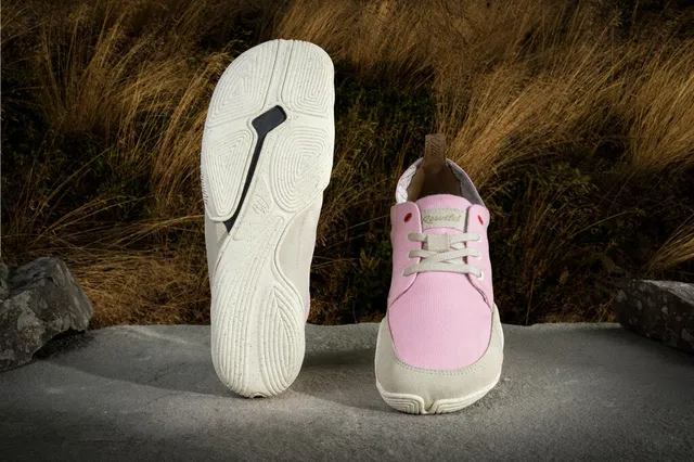 Wildling Shoes Hanami scarpe scalze rosa lino