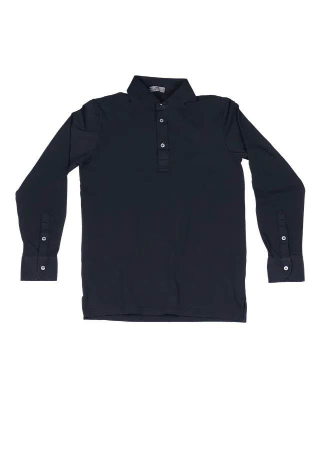 Stefano Bemer Polo SV6010 Polo Cotone Elasticizzato Blu