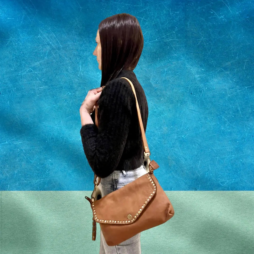 Sandro Barbera Borse BAV 082 borsa cuoio 30x20cm