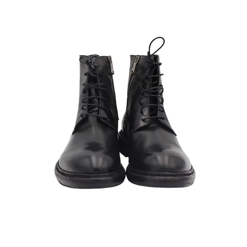 Sandro Barbera 6081 Stivaletto Nero Uomo Stone Washed