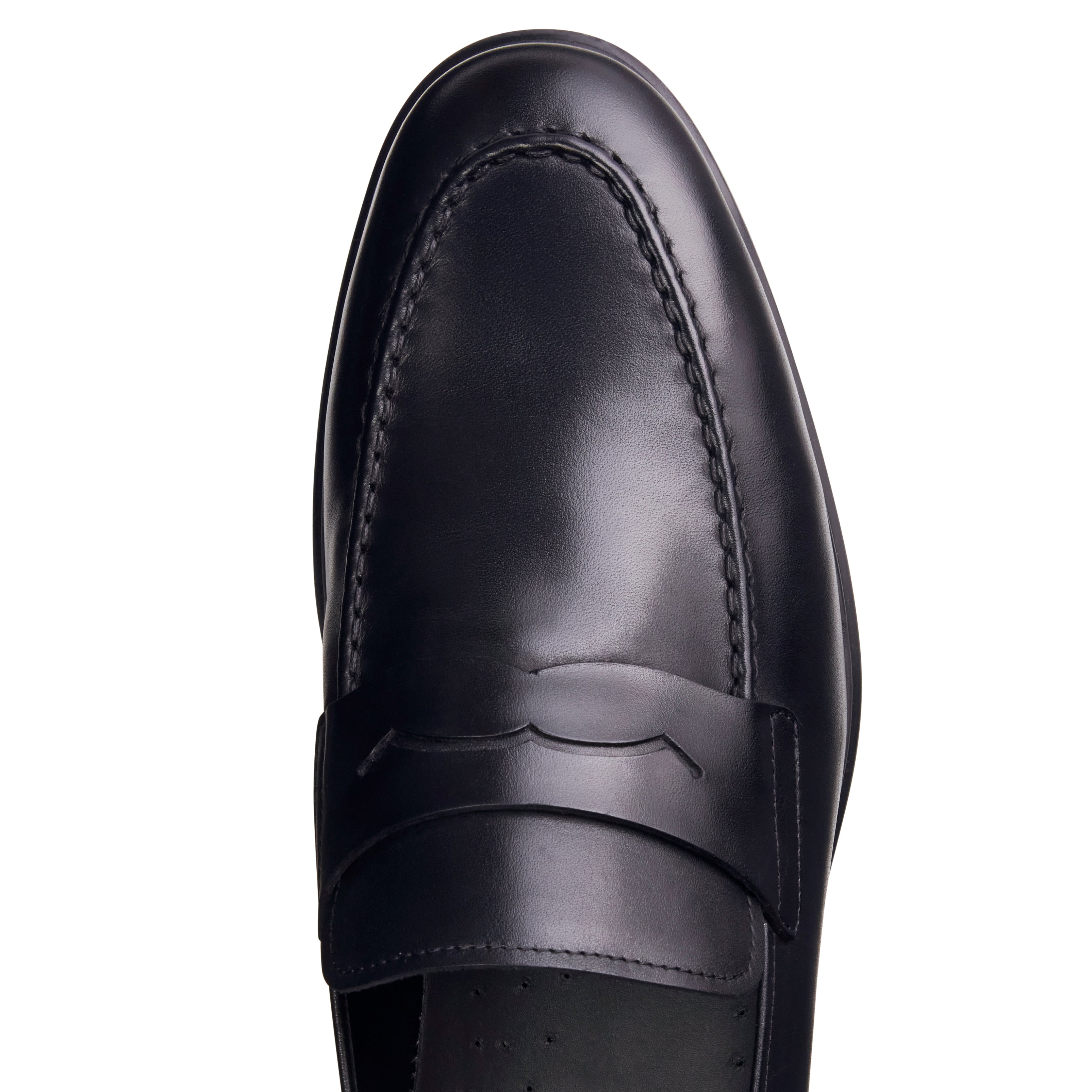 F.lli Rossetti Mocassino Richard 47381 Pelle Uomo Nero Grip