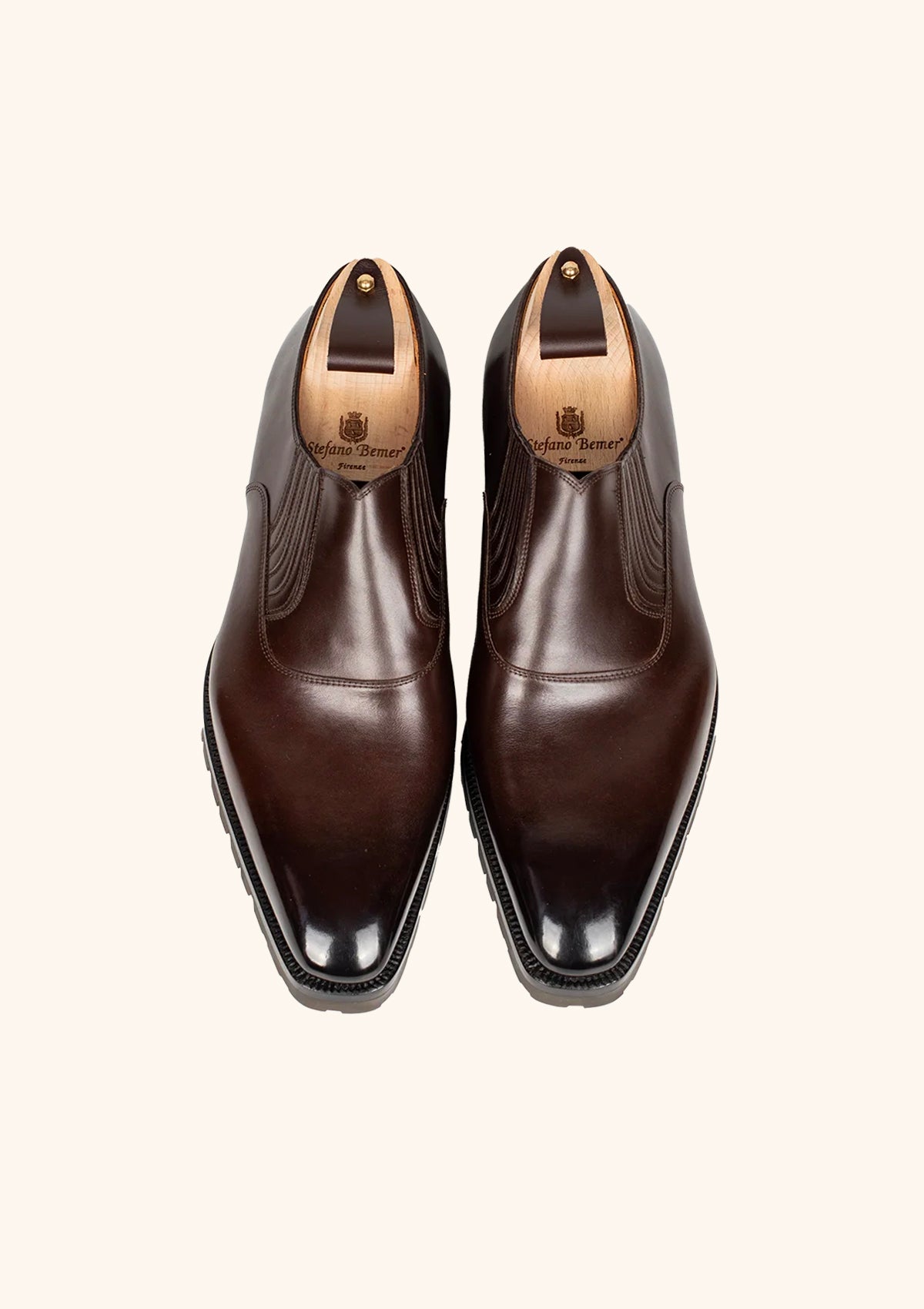 Stefano Bemer Oxfords Lazy Man C4900V2 marrone scuro