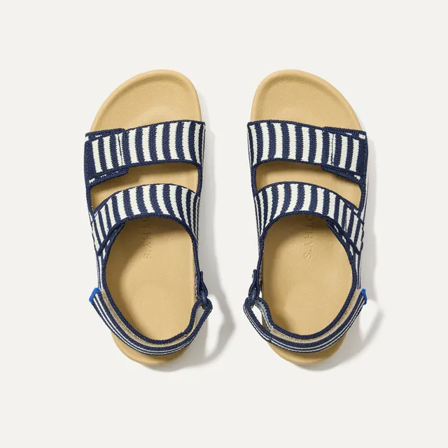Rothy's Kids Double Strap sandali Sailor Stripes blu