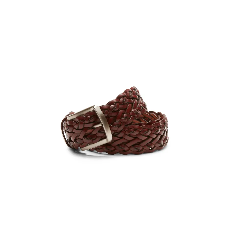 F.lli Rossetti 97451 cintura uomo castagna intrecciata