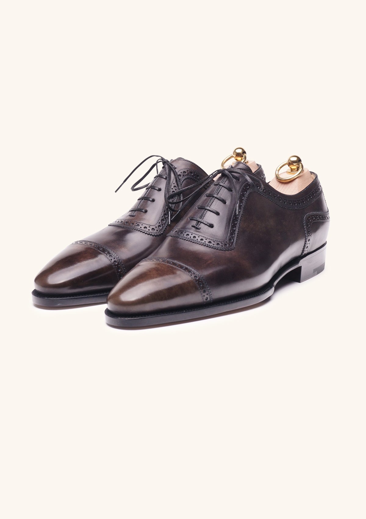 Stefano Bemer Oxfords C6805 London Smoke scarpe pelle uomo