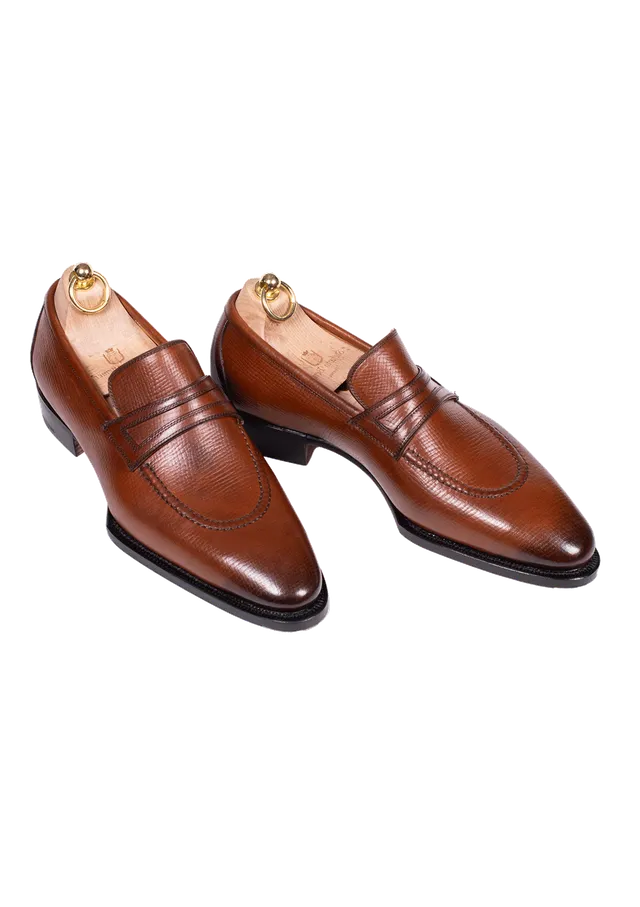 Stefano Bemer Loafers T1253 mocassini noce penny loafer