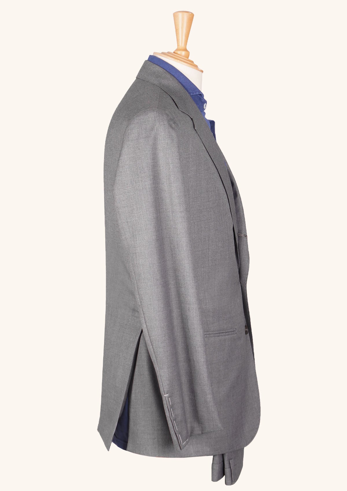 Stefano Bemer Suits SV1036 completo grigio lana monopetto