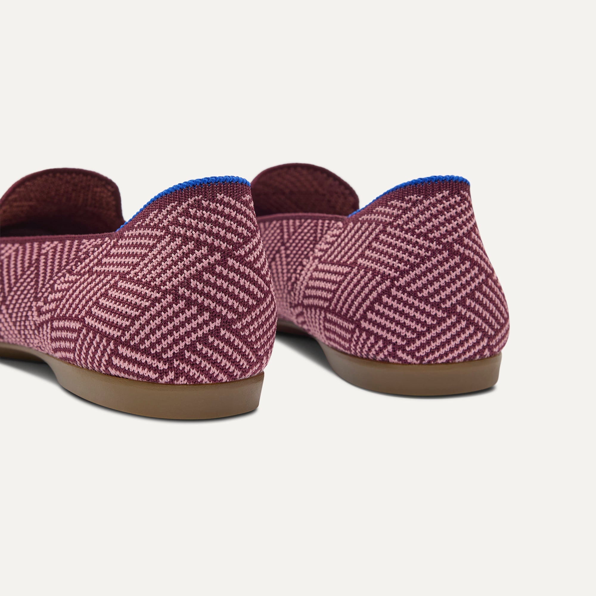 Rothy's The Daily Loafer mocassini donna Fig Zig Zag rosa