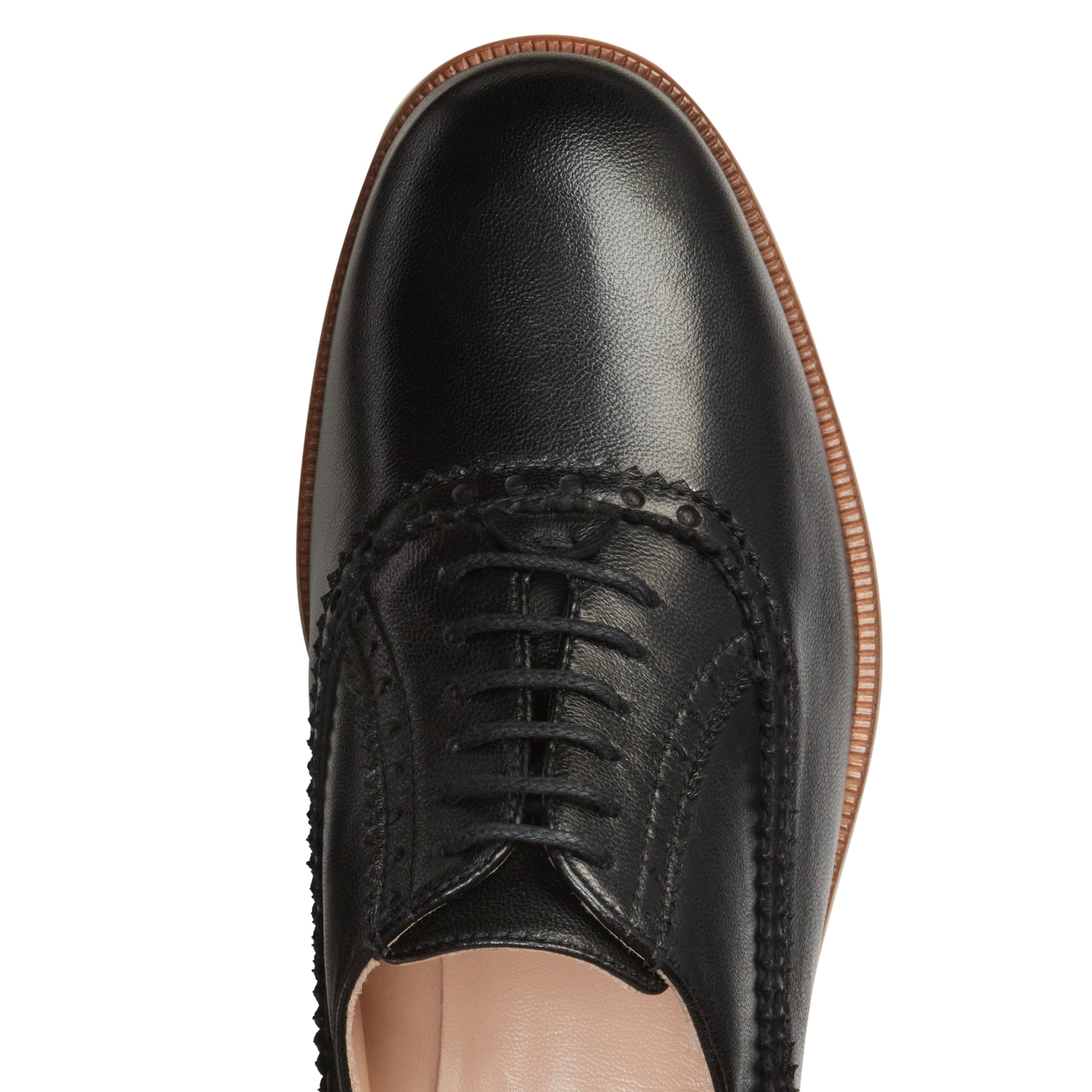 F.lli Rossetti 68270 francesina donna nera brogue pelle