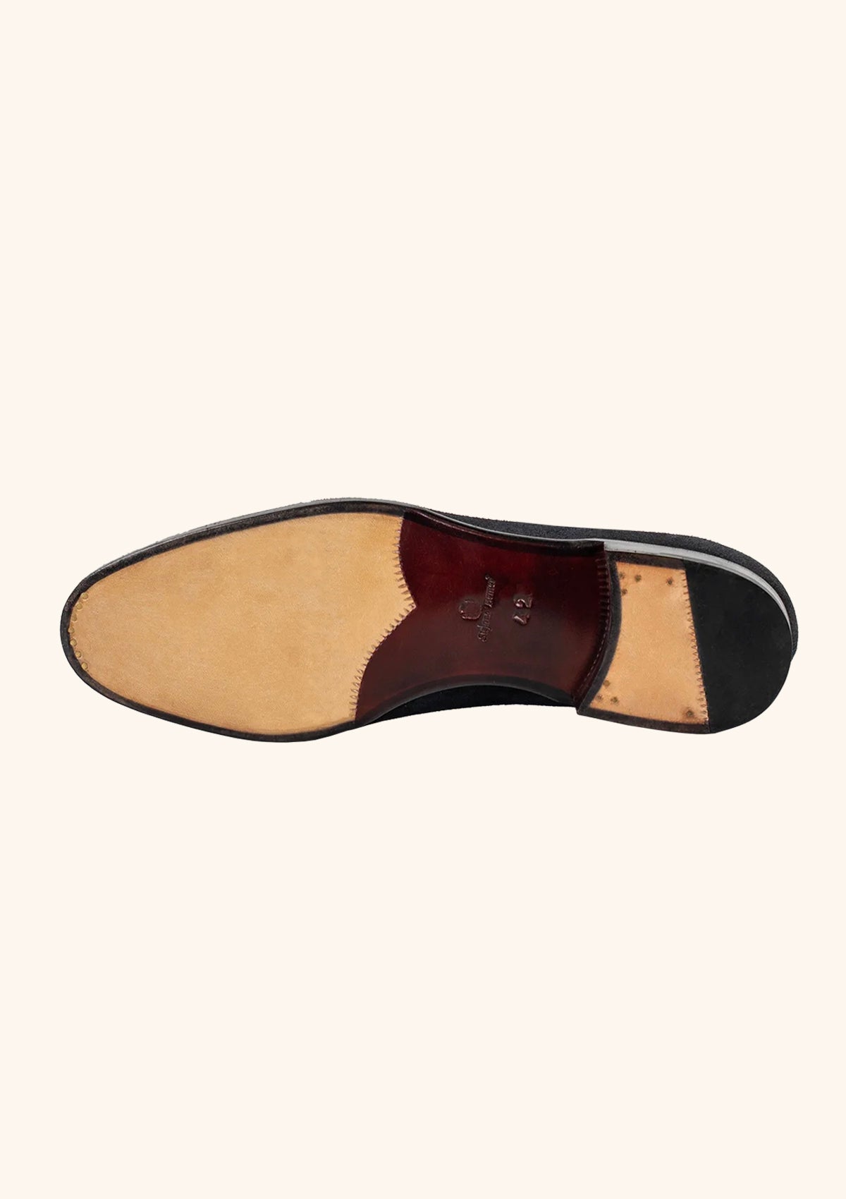 Stefano Bemer Loafers Mocassino Camoscio Blu C1205