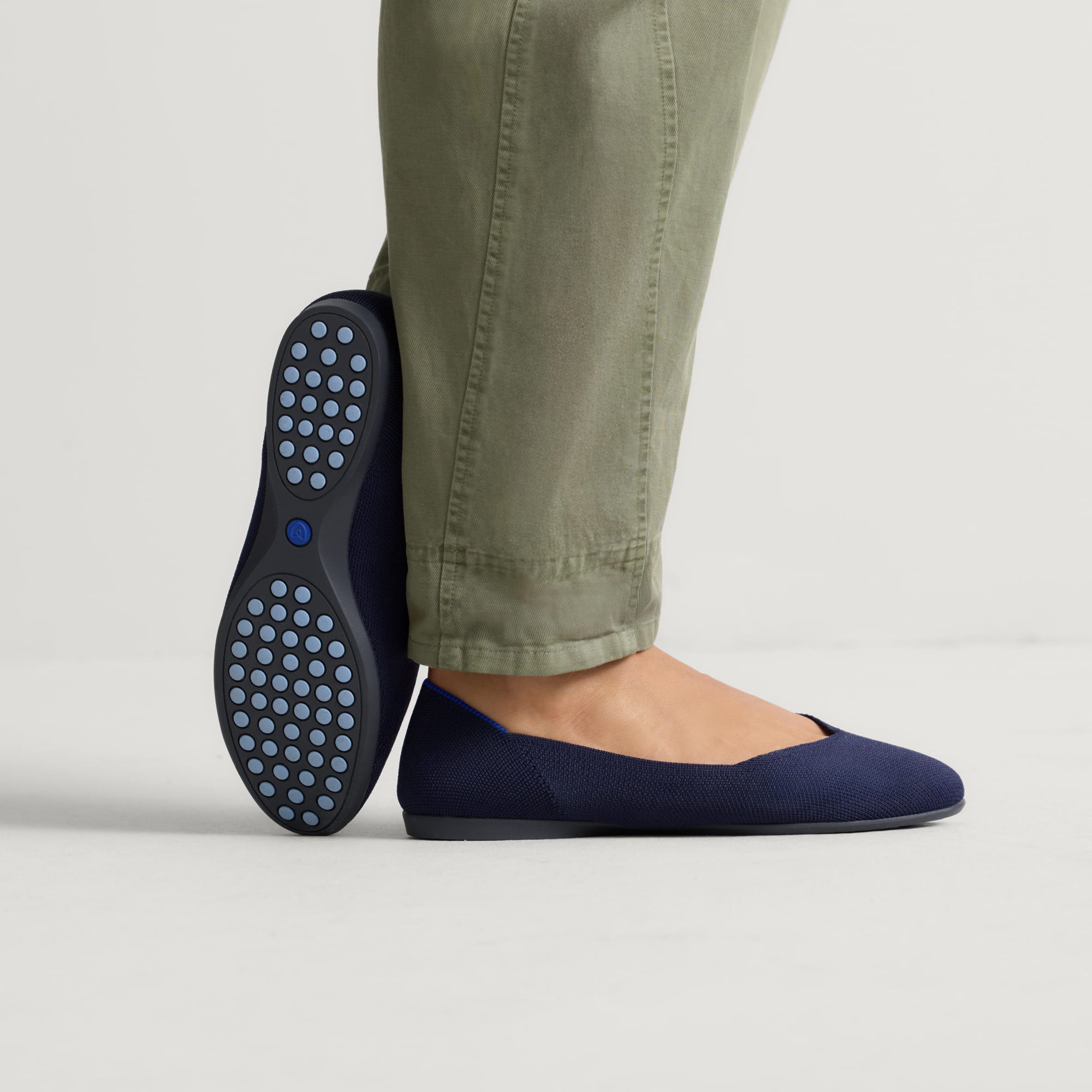 Rothy's The Daily Flat ballerine Navy maglia comoda
