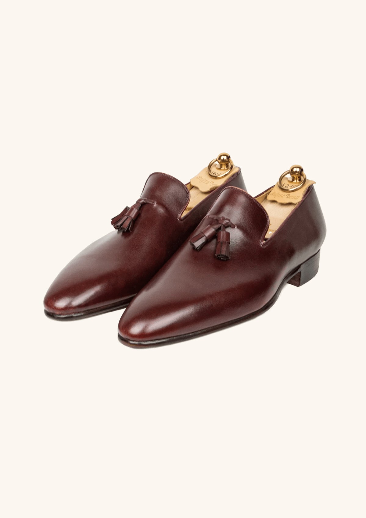 Stefano Bemer Loafers C1216 mocassini uomo vitello bordeaux 42