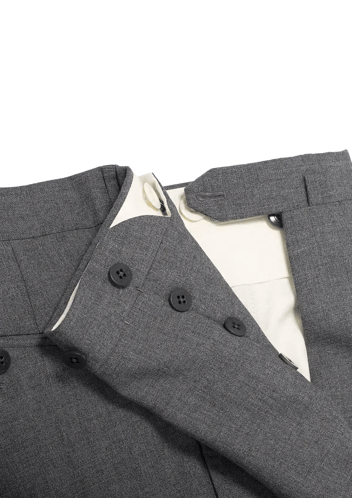 Stefano Bemer Trousers SV3003 pantaloni lana grigia 50