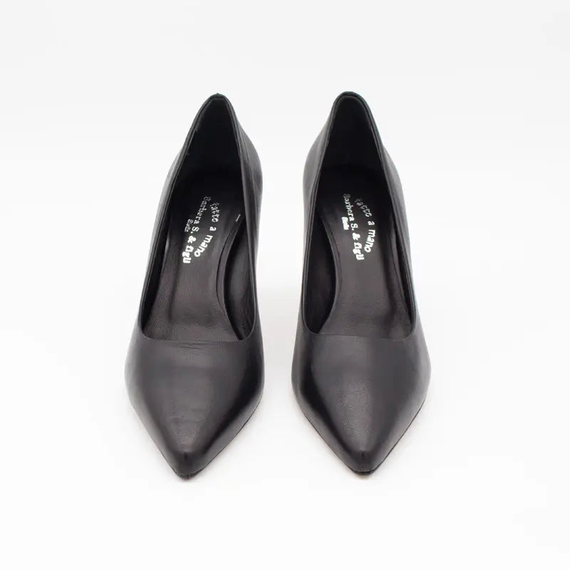 Sandro Barbera & Figli 2628 Soft Décolleté Nero Tacco 7 cm
