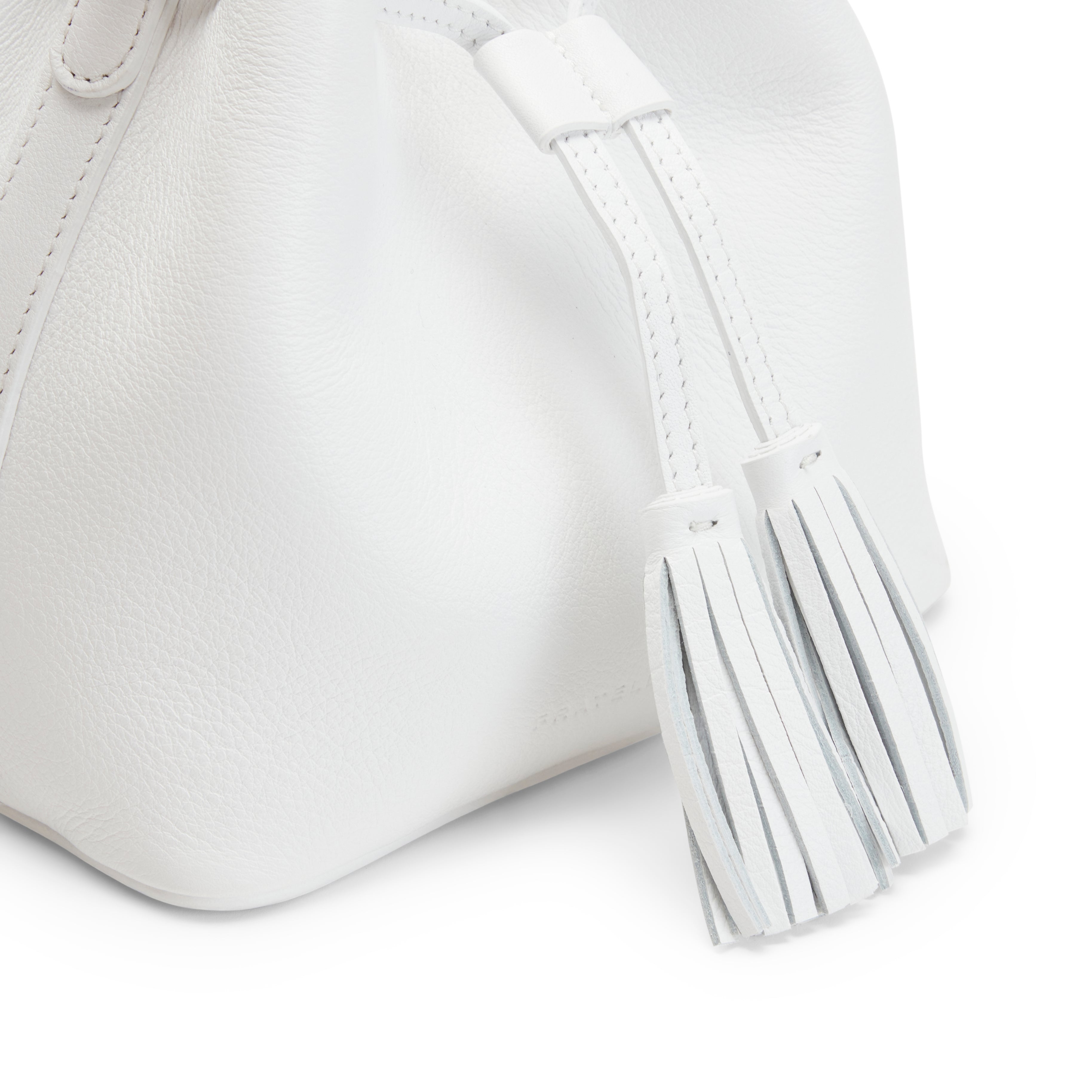 F.lli Rossetti 84730 Bucket Bag Donna Bianca Pelle