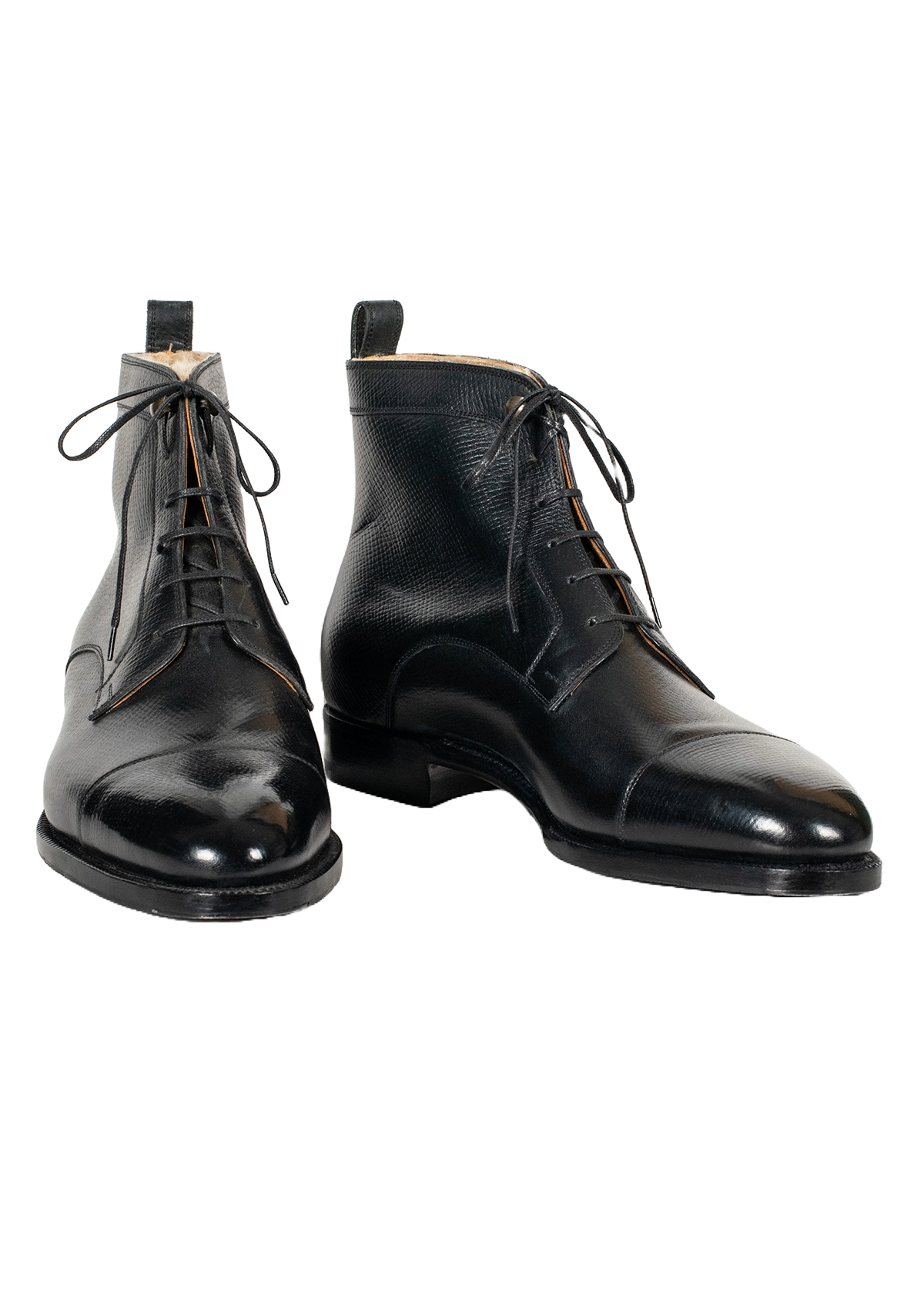 Stefano Bemer Boots Stivale C7850V3 Nero Pelle Misura 42