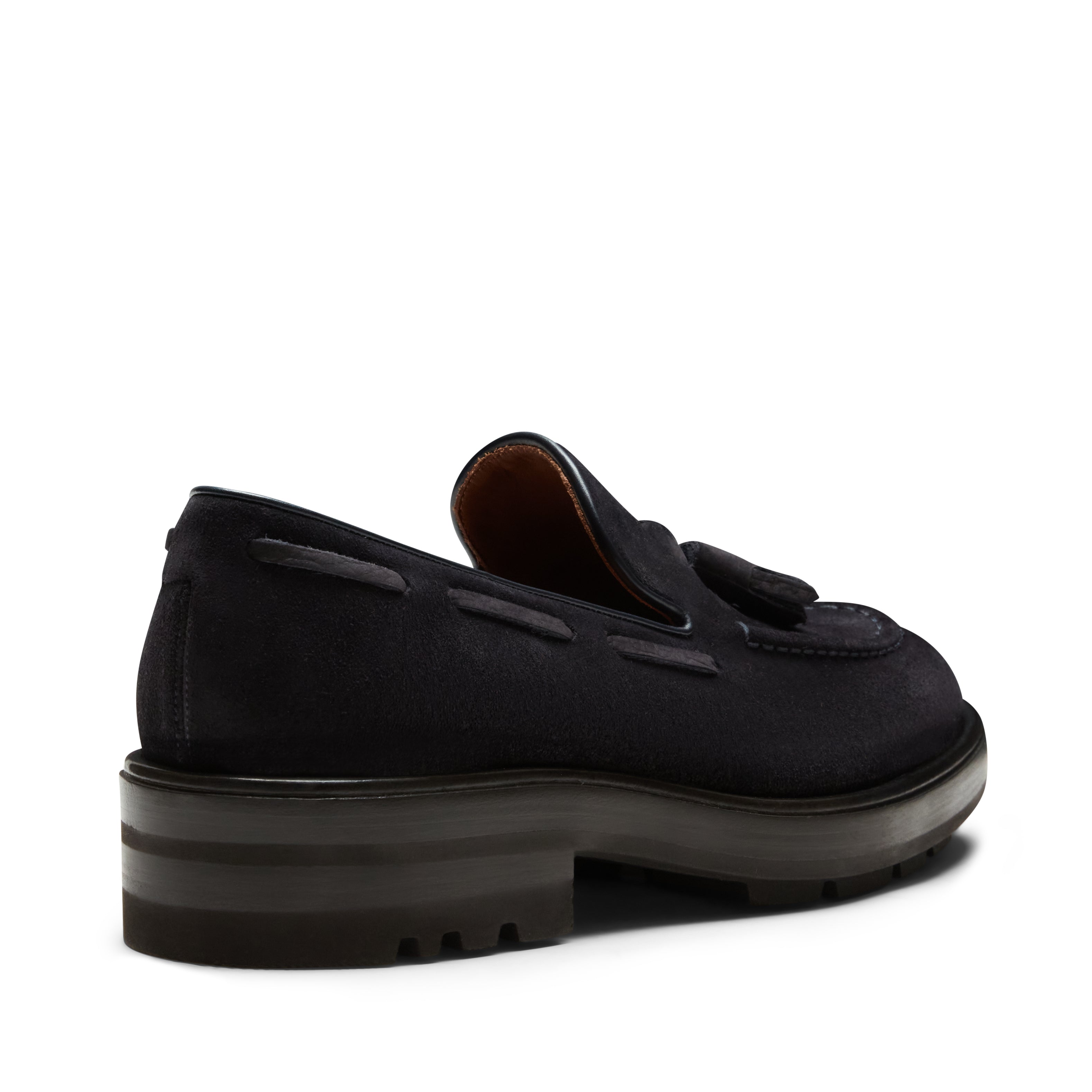 F.lli Rossetti Brera mocassino suede marine uomo