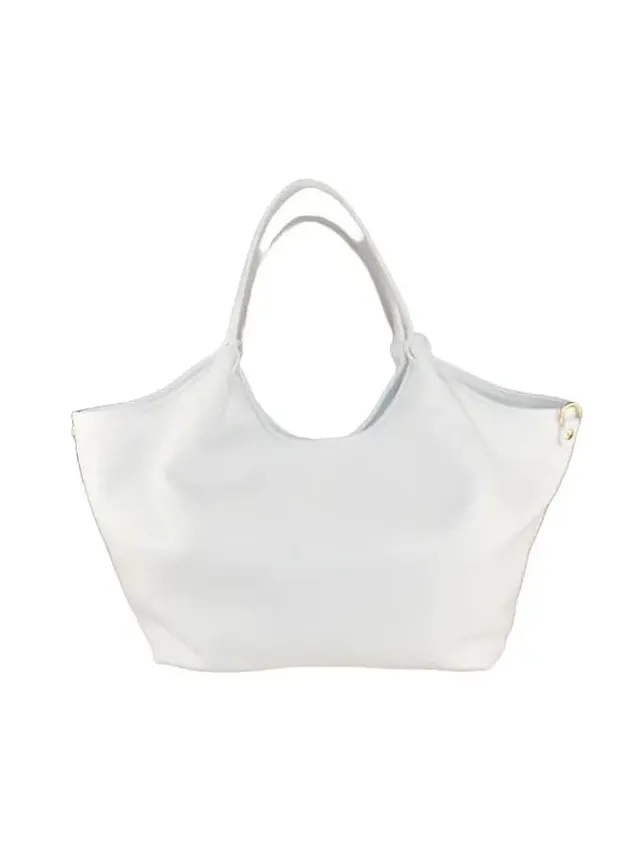Sandro Barbera & Figli BASD 39843 borsa a mano pelle bianco