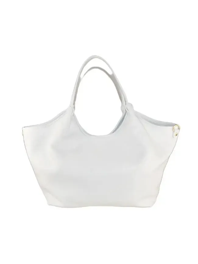 Sandro Barbera & Figli BASD 39843 borsa a mano pelle bianco