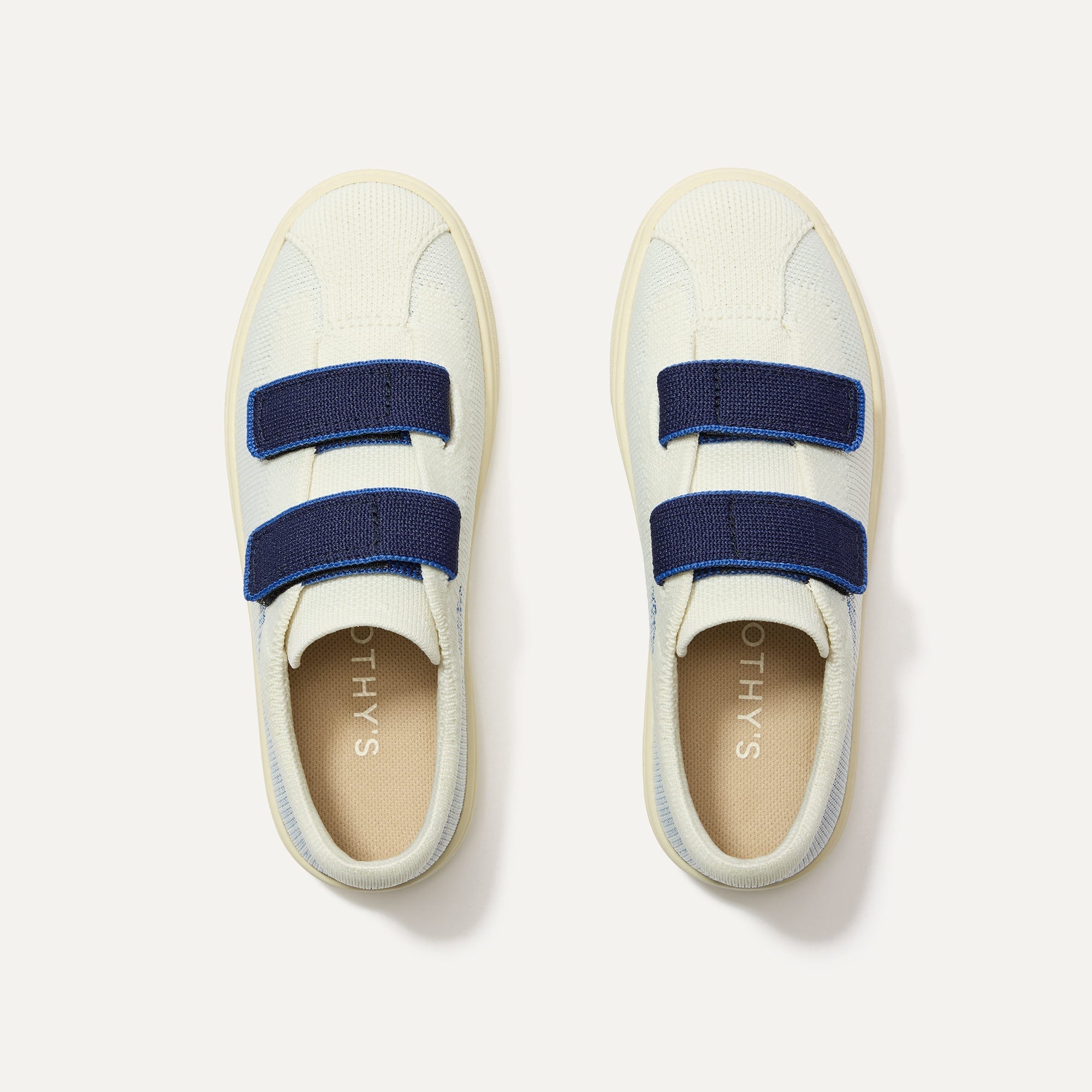 Rothy's The Kids Strap Sneaker scarpe bambino Blue Raspberry velcro