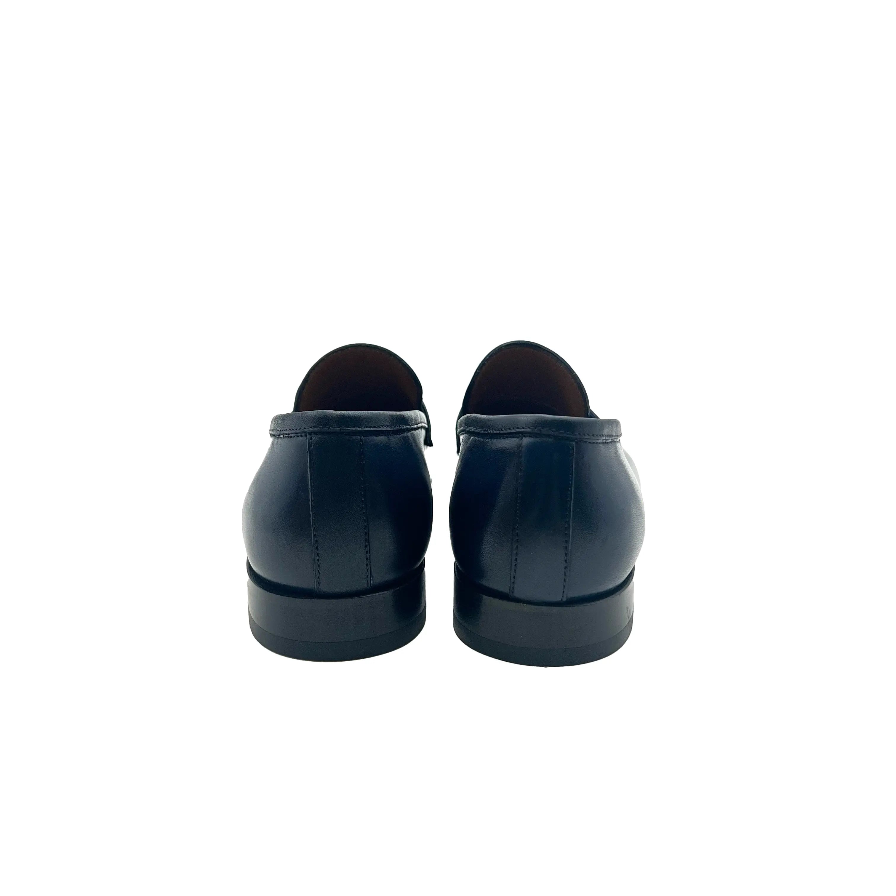 Sandro Barbera 4228 Penny Loafers mocassini uomo blu