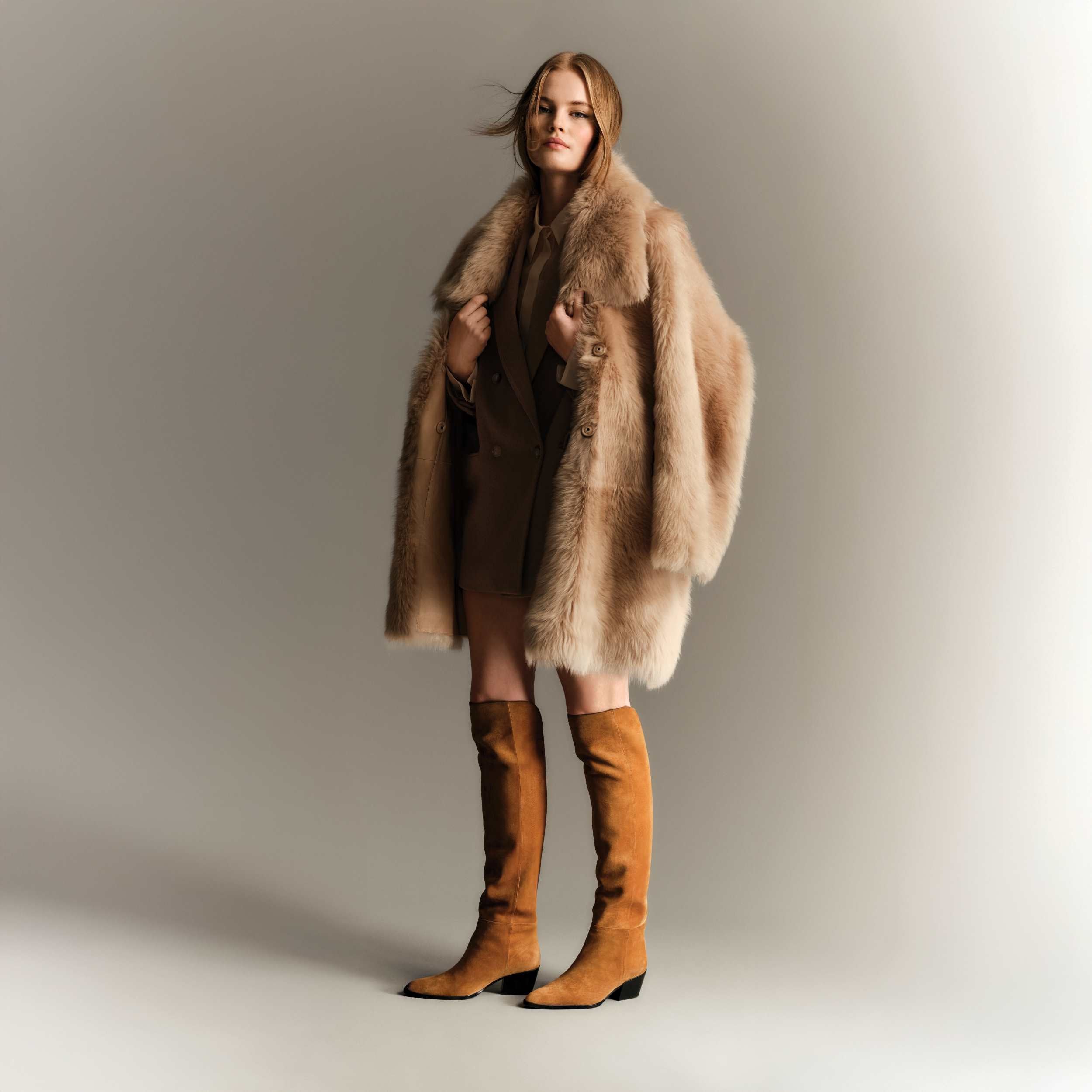 F.lli Rossetti Blouson Donna Shearling Beige 98344
