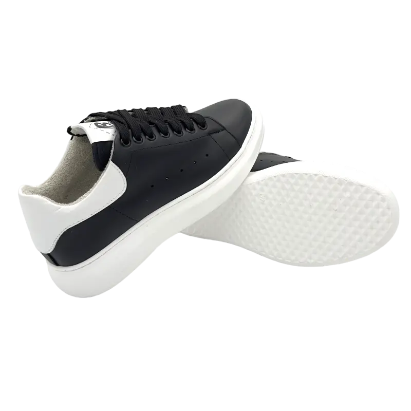 Sandro Barbera B68 Iconic Black Sneaker Nera Pelle