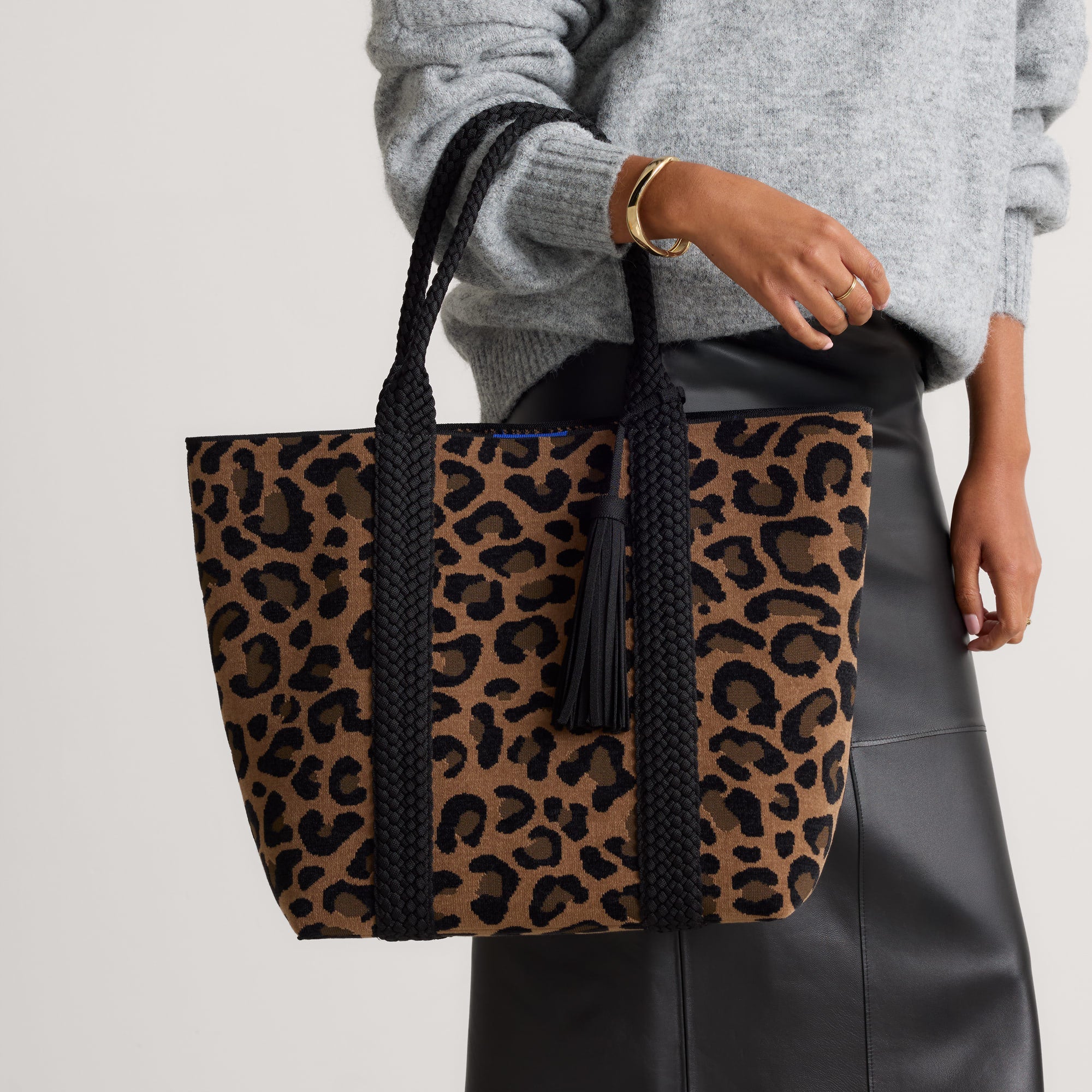Rothy's The Lightweight Tote borsa tote ReVelvet Cat animalier