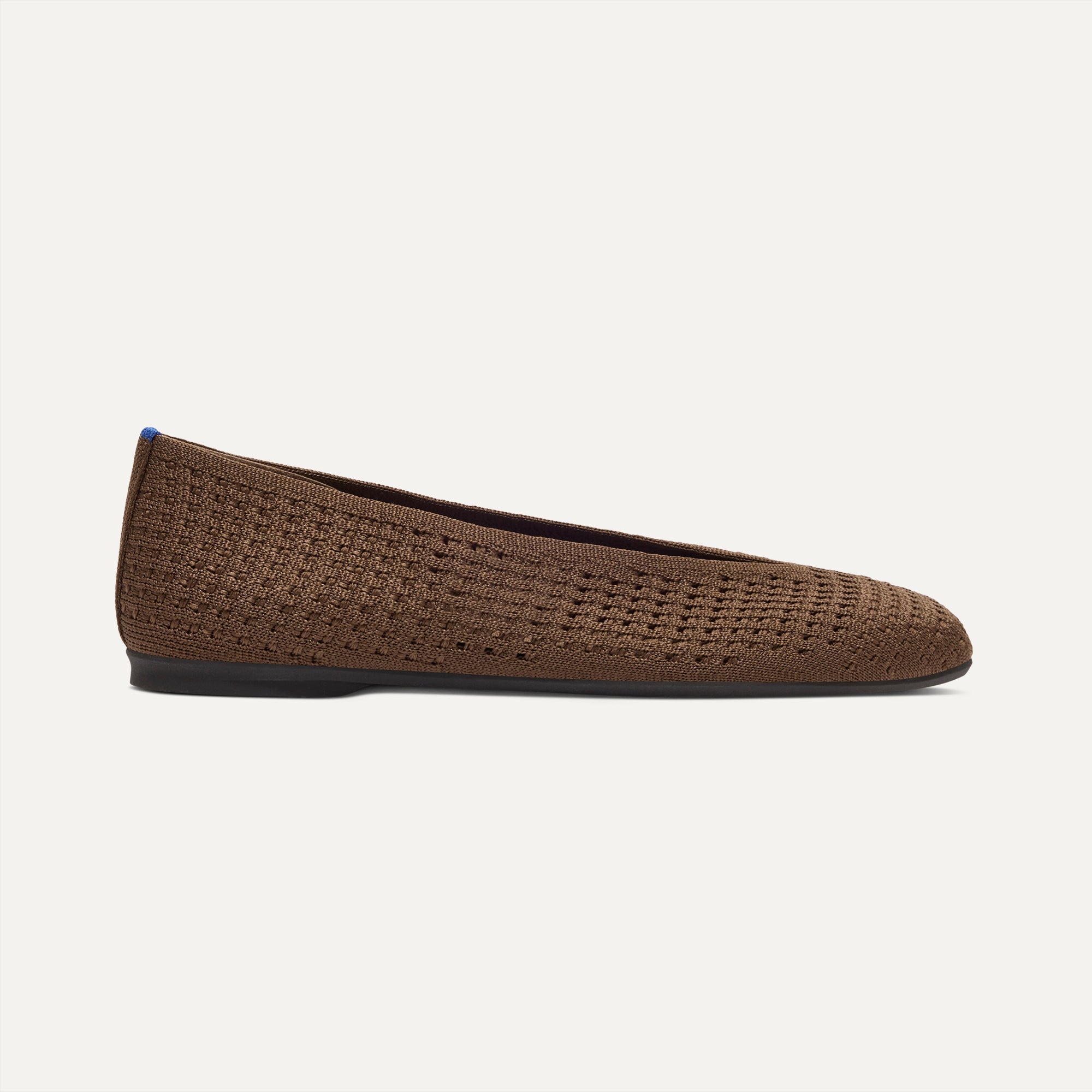 Rothy's Max Square Ballerina ballerine Cinnamon Mesh marrone