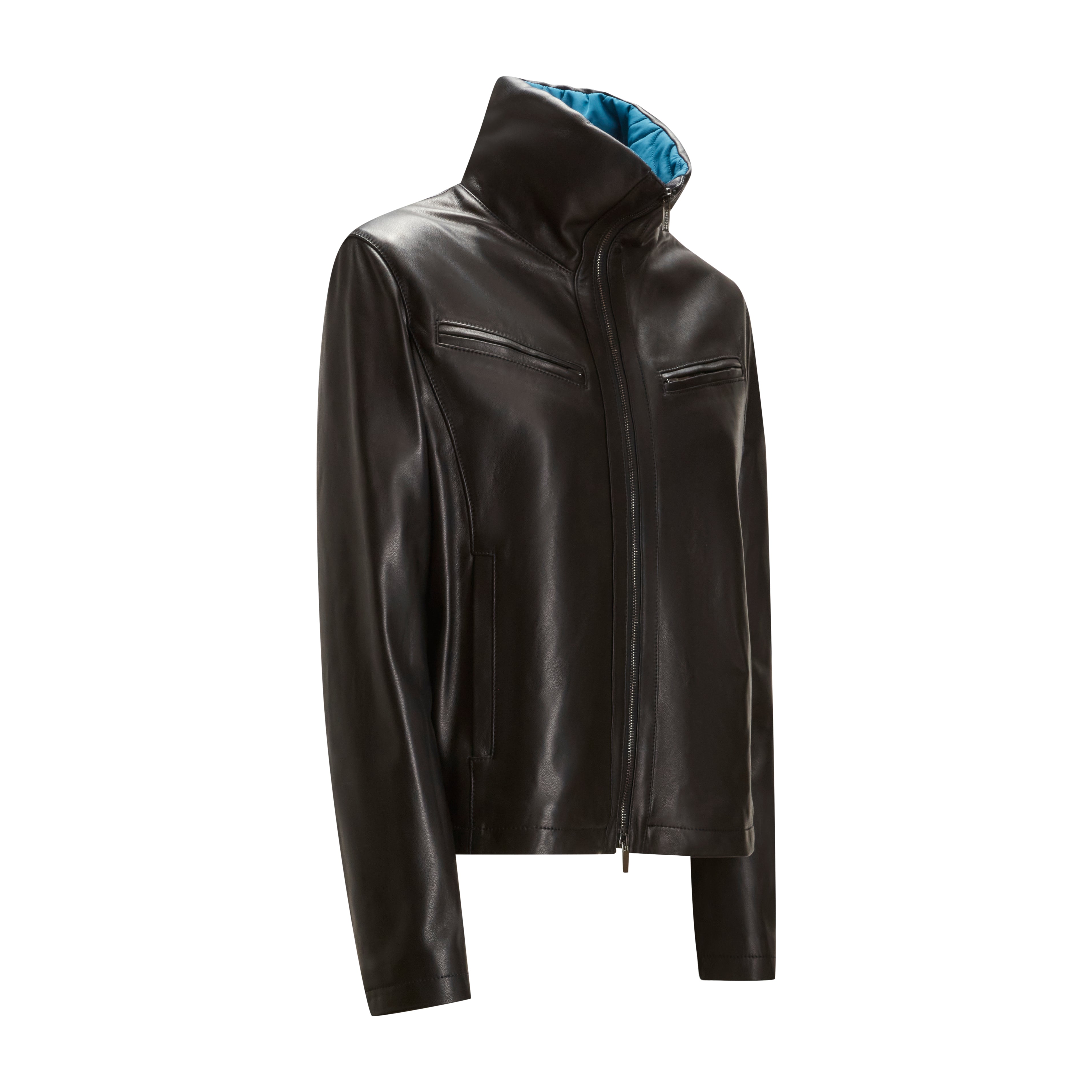 F.lli Rossetti 98421 giubbino pelle donna nera