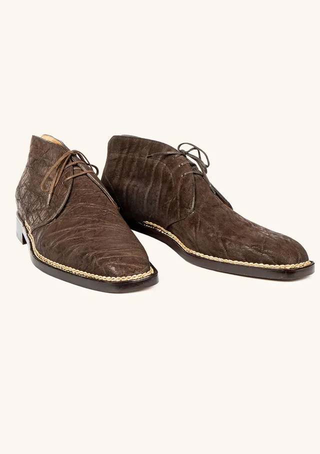Stefano Bemer Boots Chukka Elefante Marrone C7234