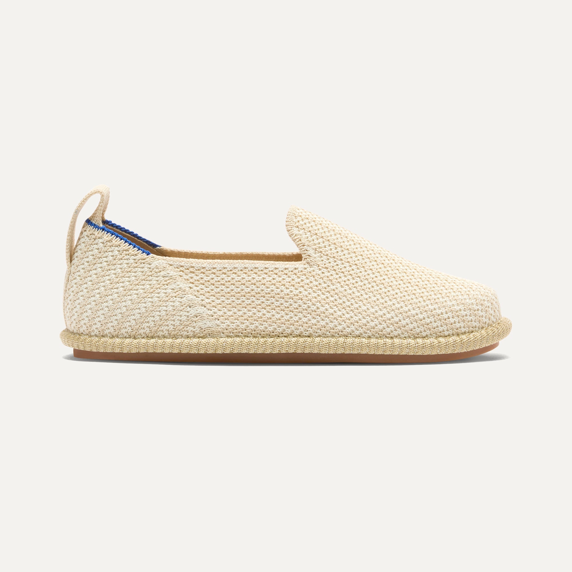 Rothy's The Mini Loafer mocassini bambino Cream Puff Stripe antiscivolo