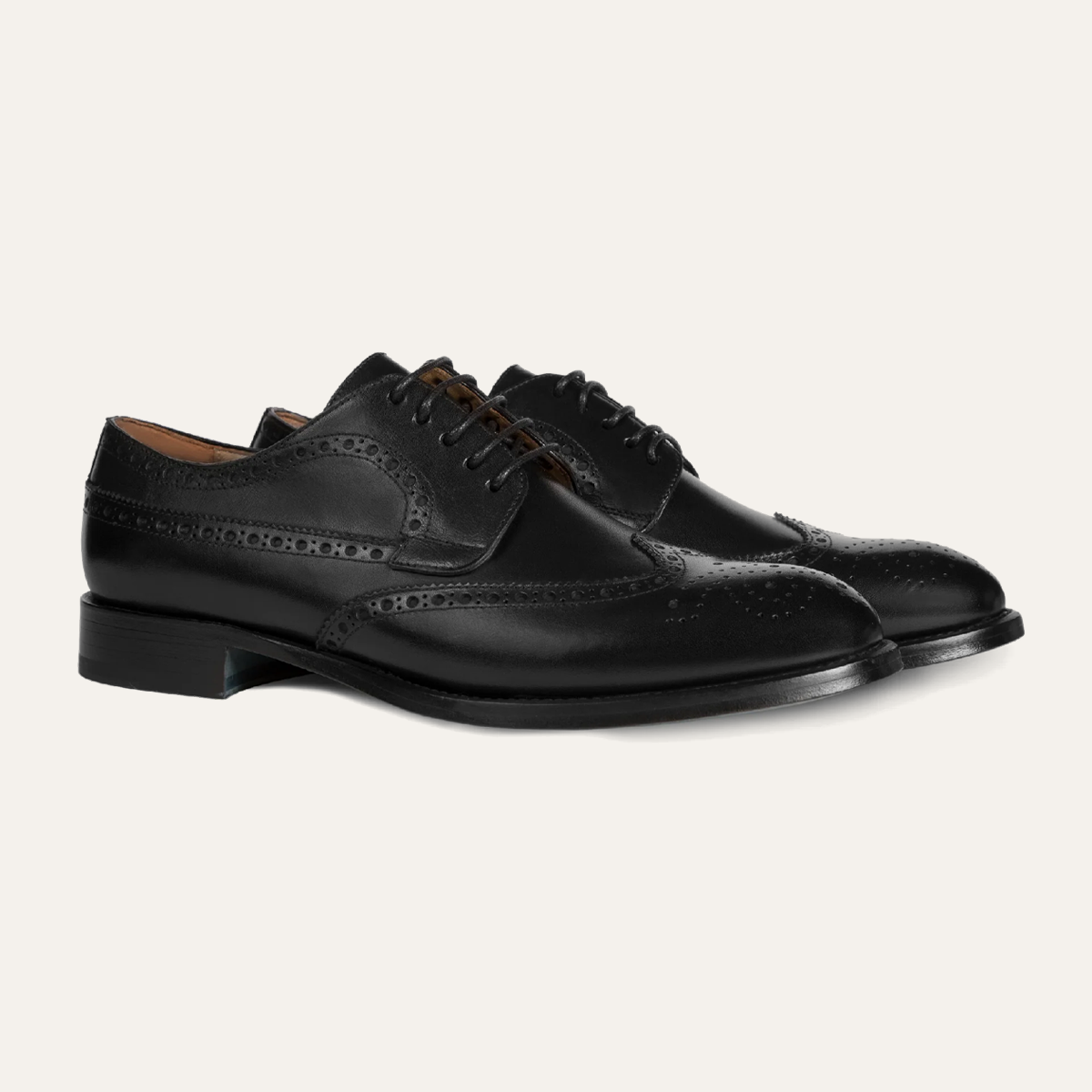 Dellovo Monteleone Derby Uomo Pelle Nero brogue